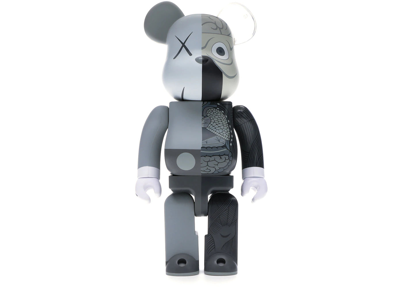 KAWS Bearbrick Dissected 400% Grey