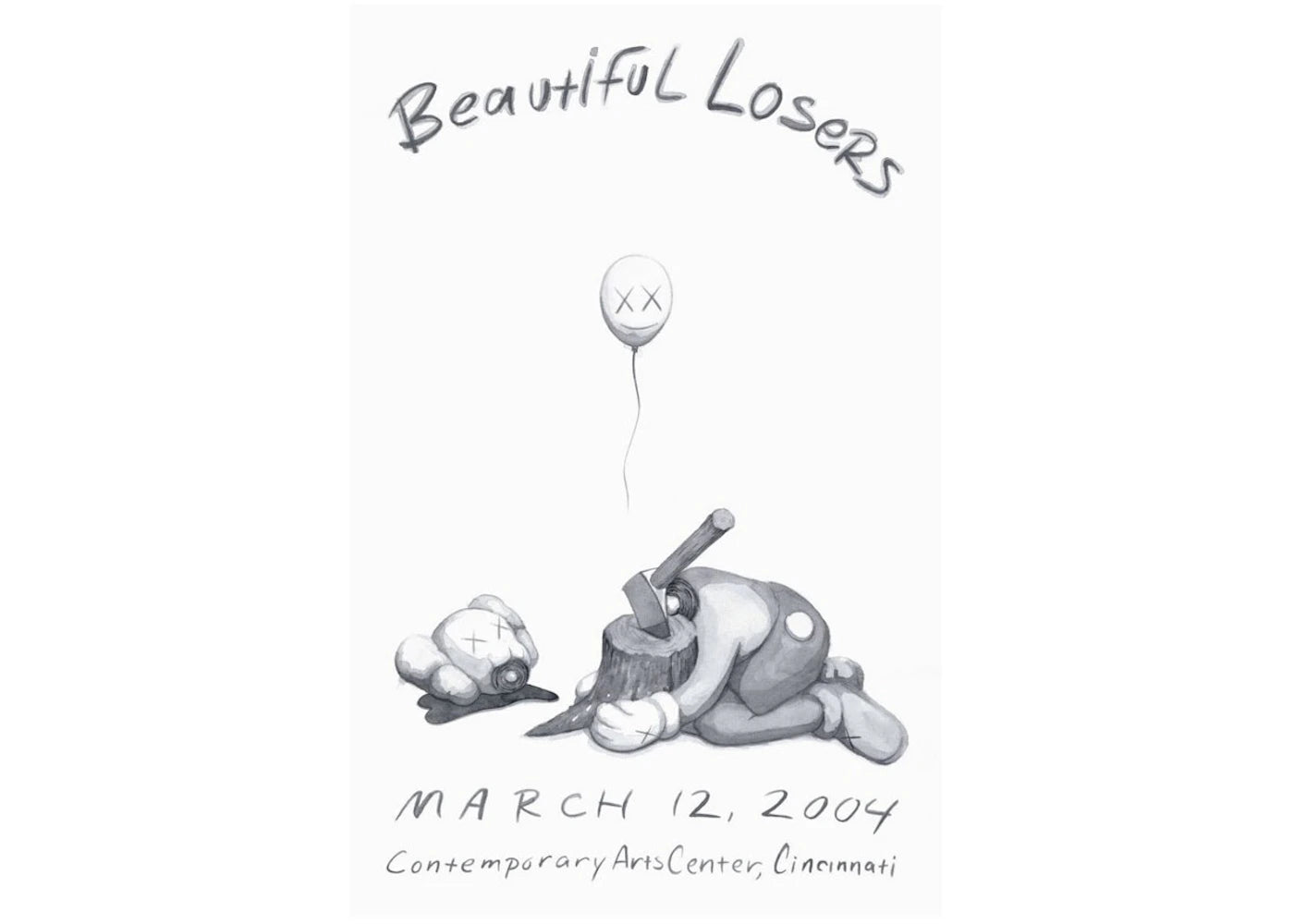 KAWS Beautiful Losers Exhibition Poster