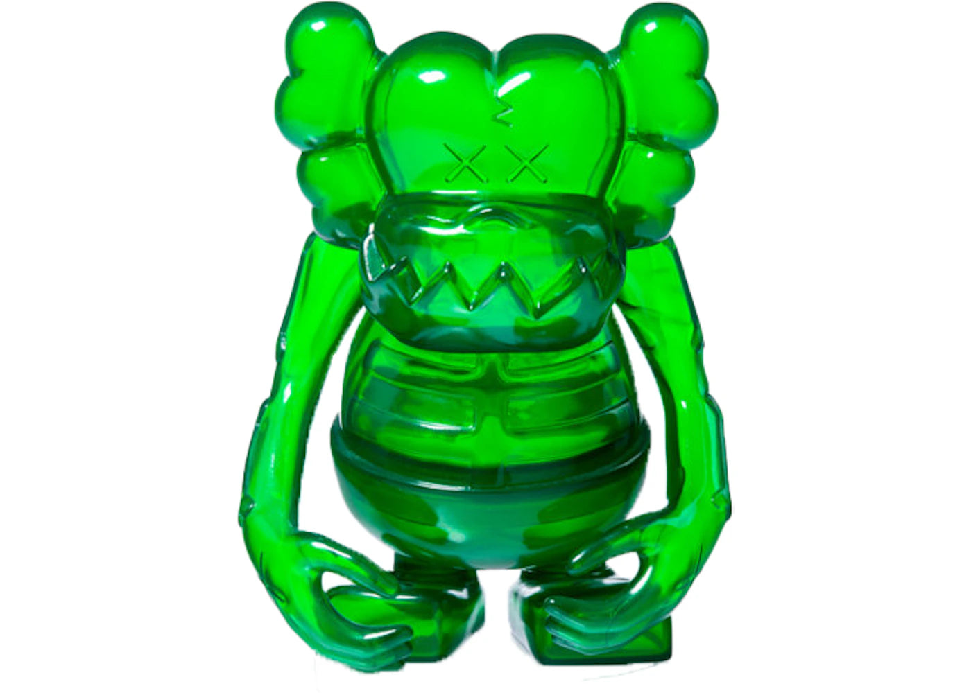 KAWS Bounty Hunter Skull Kun Vinyl Figure Green