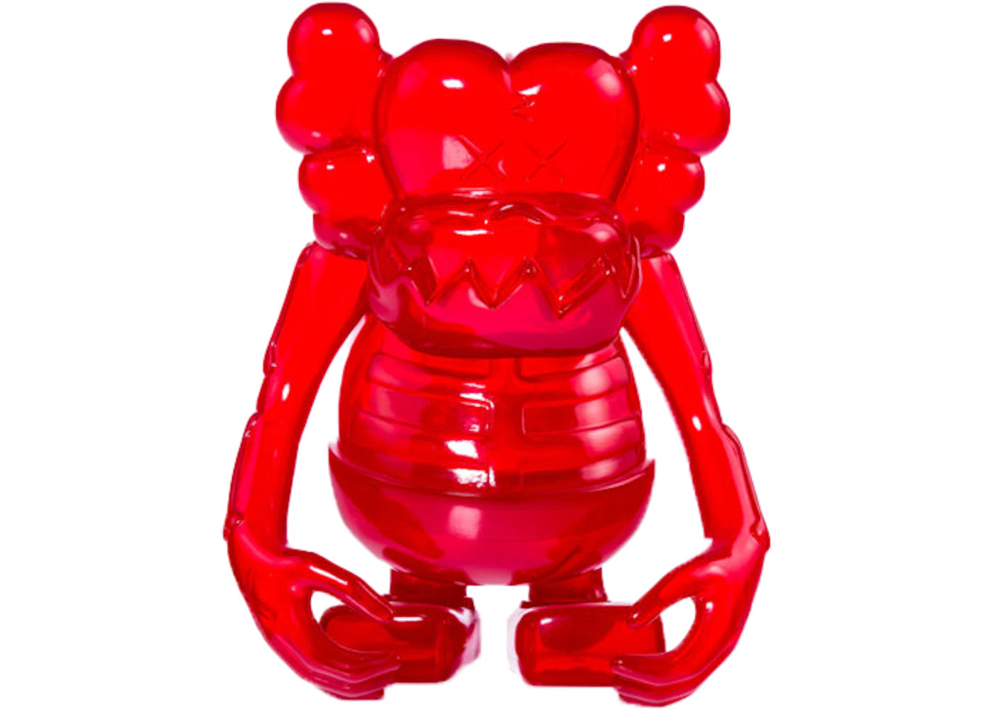 KAWS Bounty Hunter Skull Kun Vinyl Figure Red