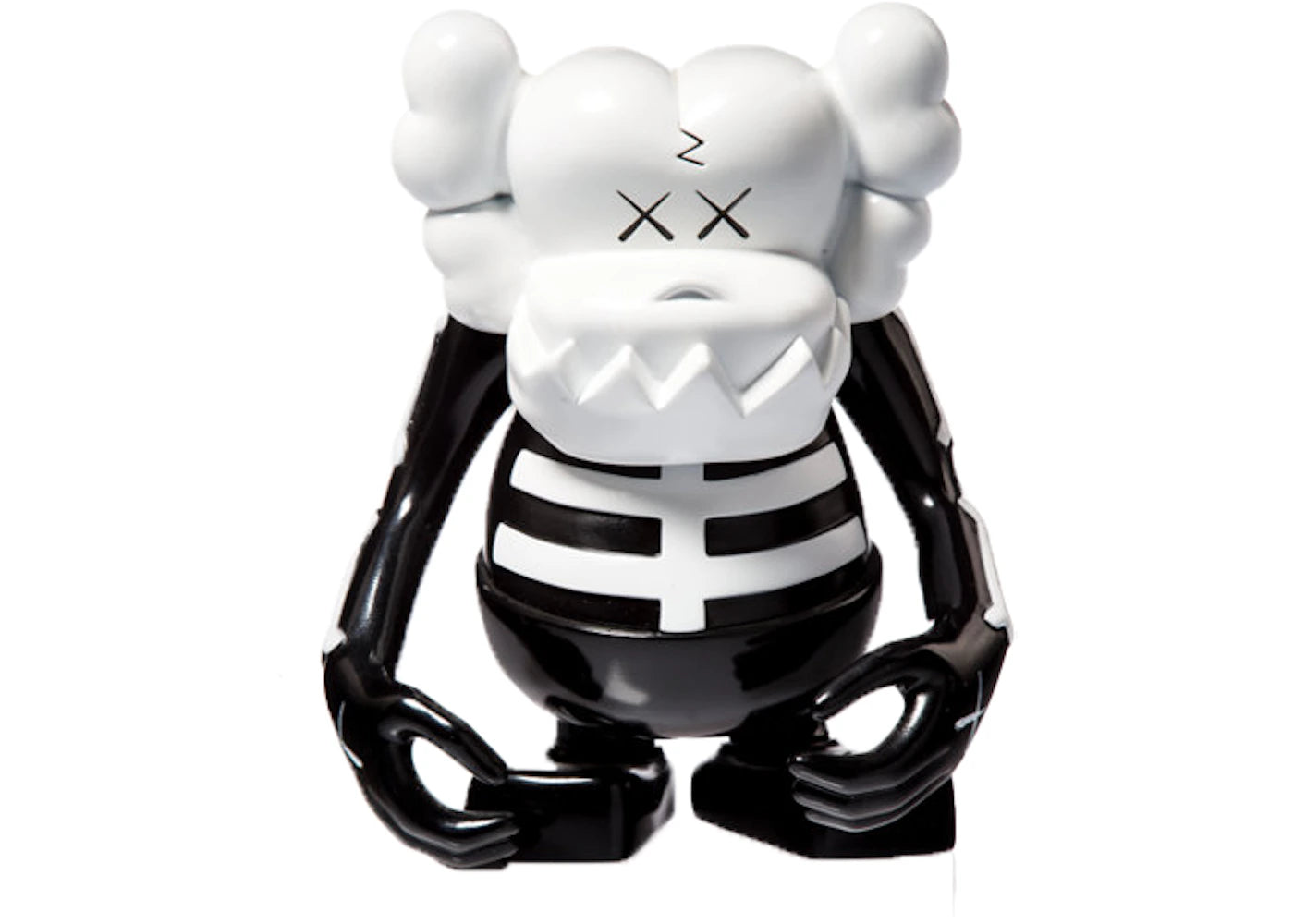 KAWS Bounty Hunter Skull Kun Vinyl Figure White/Black