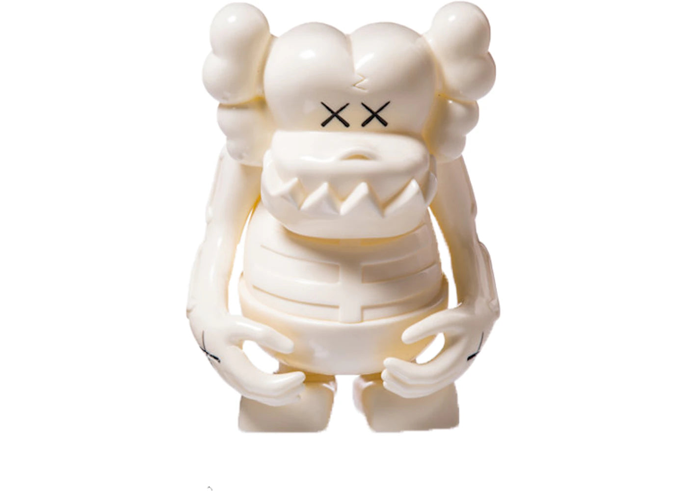 KAWS Bounty Hunter Skull Kun Vinyl Figure White