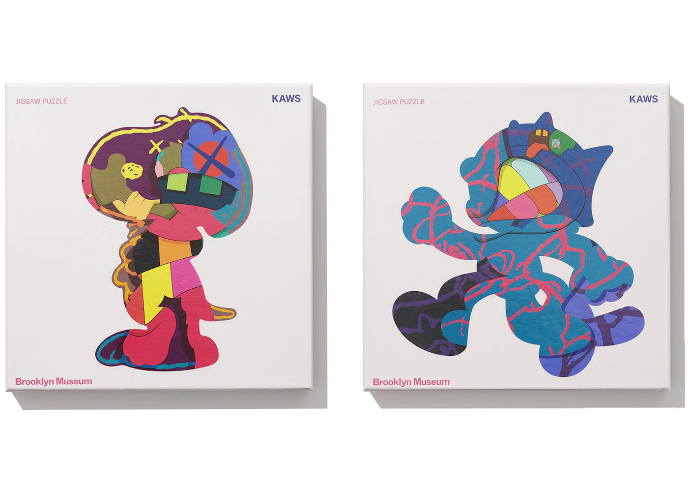 KAWS Brooklyn Museum Isolation Tower & Ankle Bracelet Jigsaw Puzzle Set (1,000 Pieces Each)