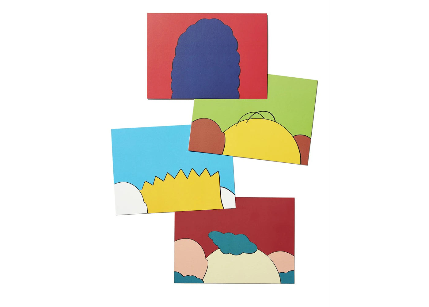 KAWS Brooklyn Museum KIMPSONS Postcard Set of 4