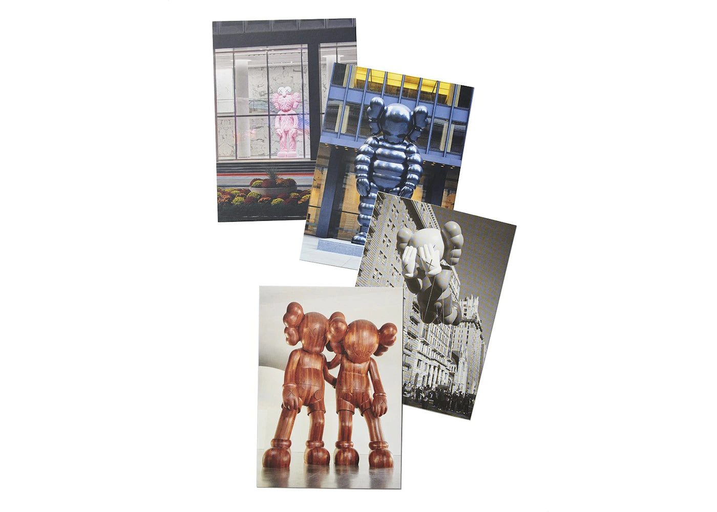 KAWS Brooklyn Museum Monumental Sculptures Postcard Set of 4