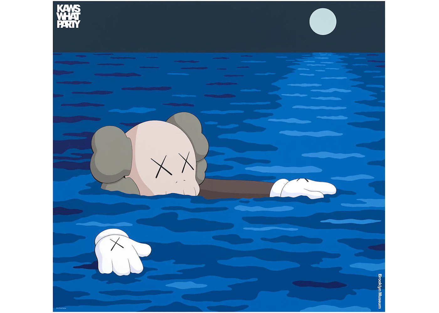 KAWS Brooklyn Museum TIDE Poster