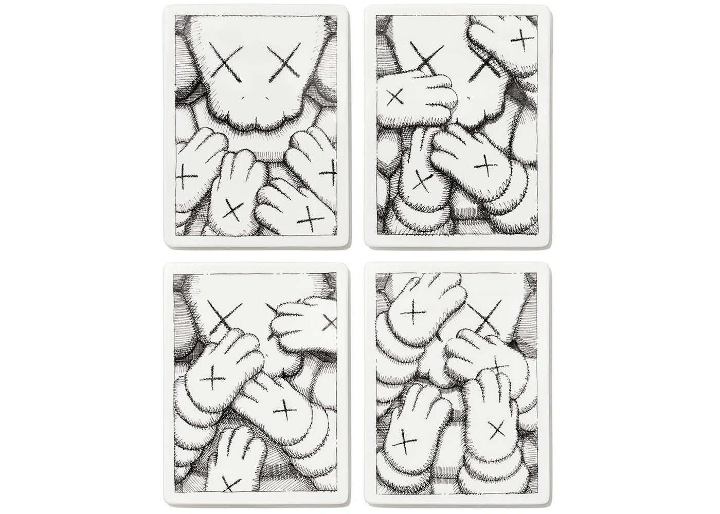 KAWS Brooklyn Museum URGE Plate Set of 4