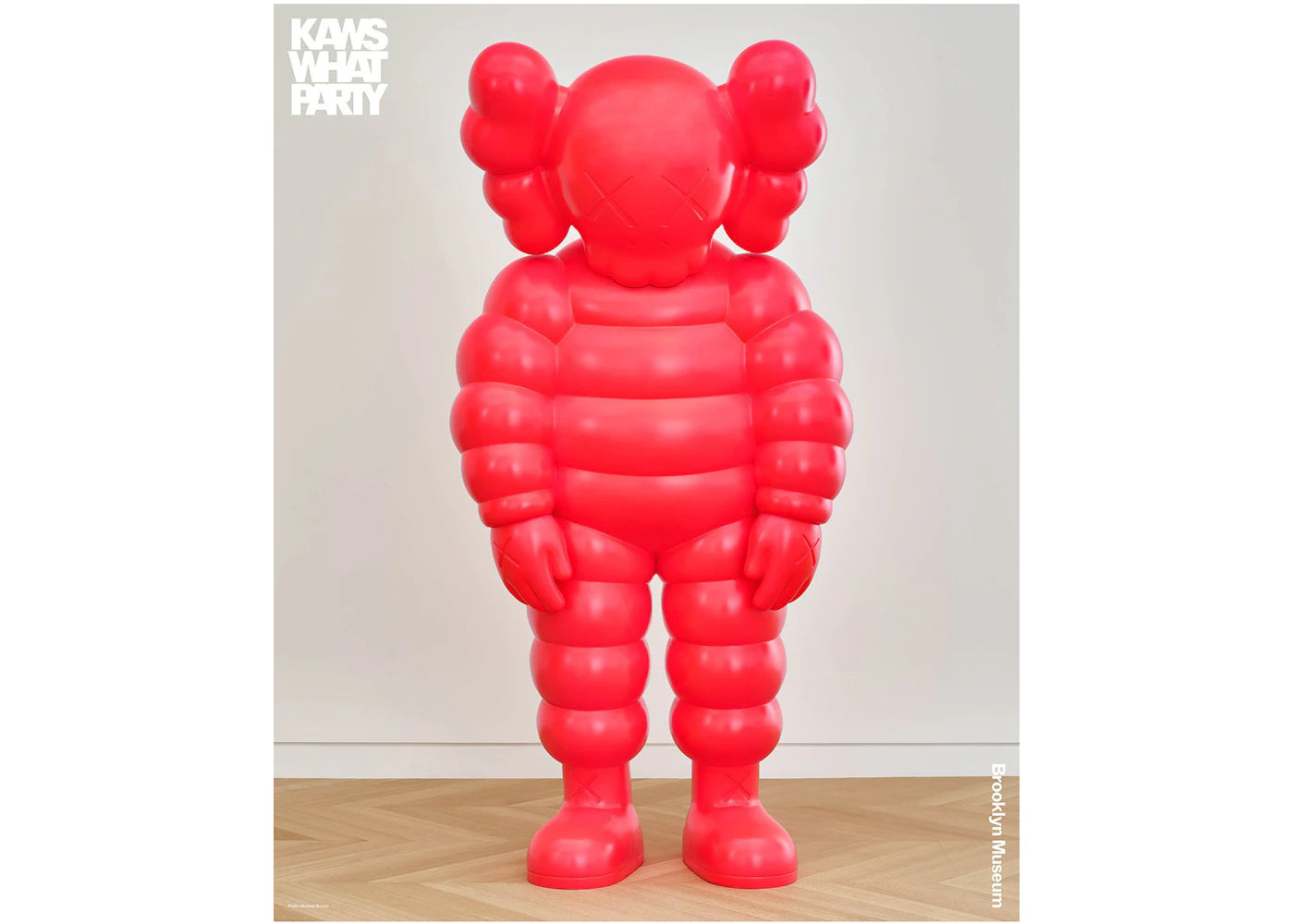 KAWS Brooklyn Museum WHAT PARTY Poster