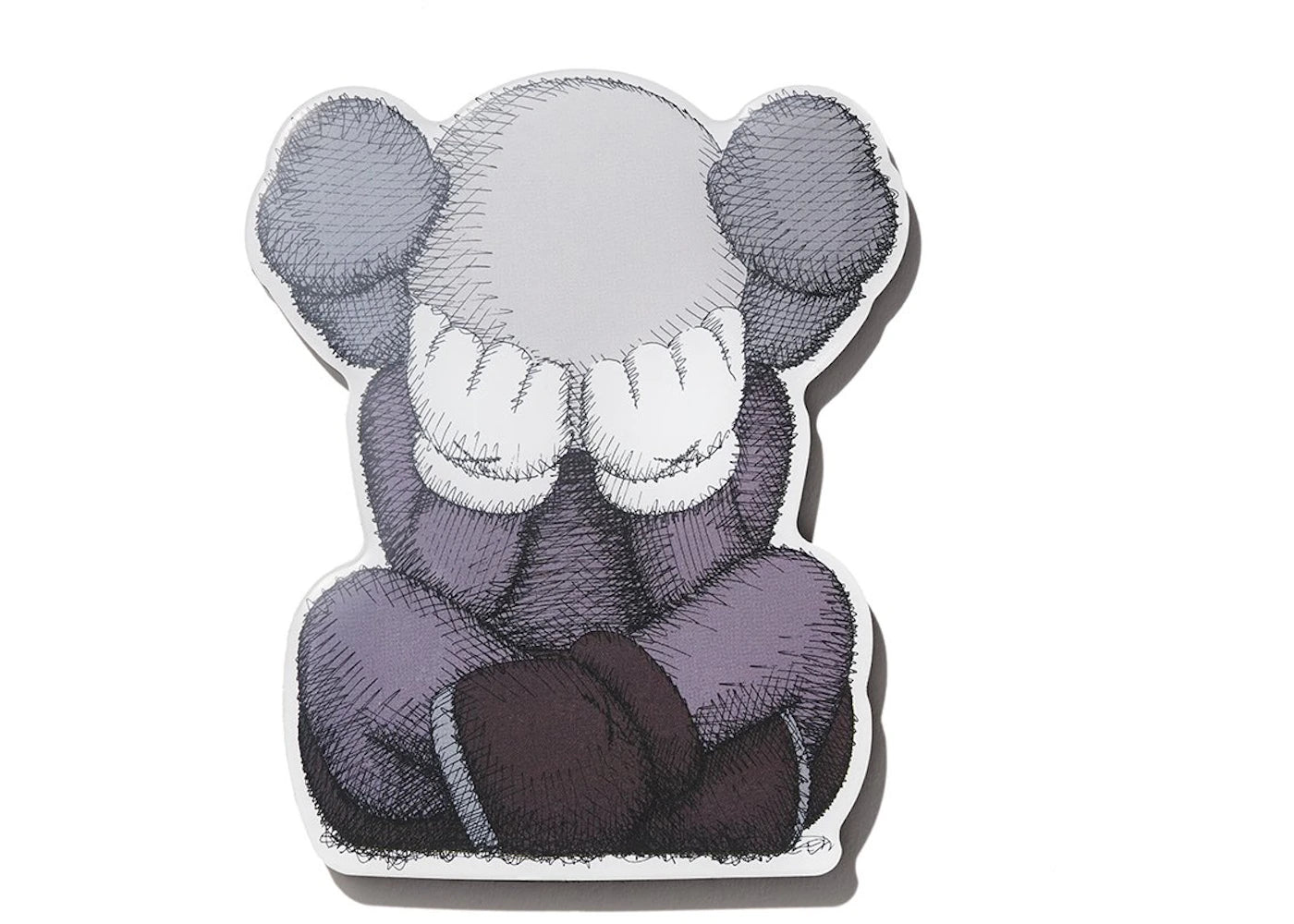 KAWS Brooklyn Museum WHAT PARTY SEPARATED Magnet Grey