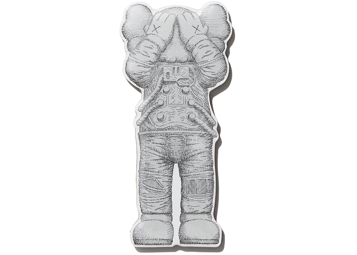 KAWS Brooklyn Museum WHAT PARTY SPACE Magnet White