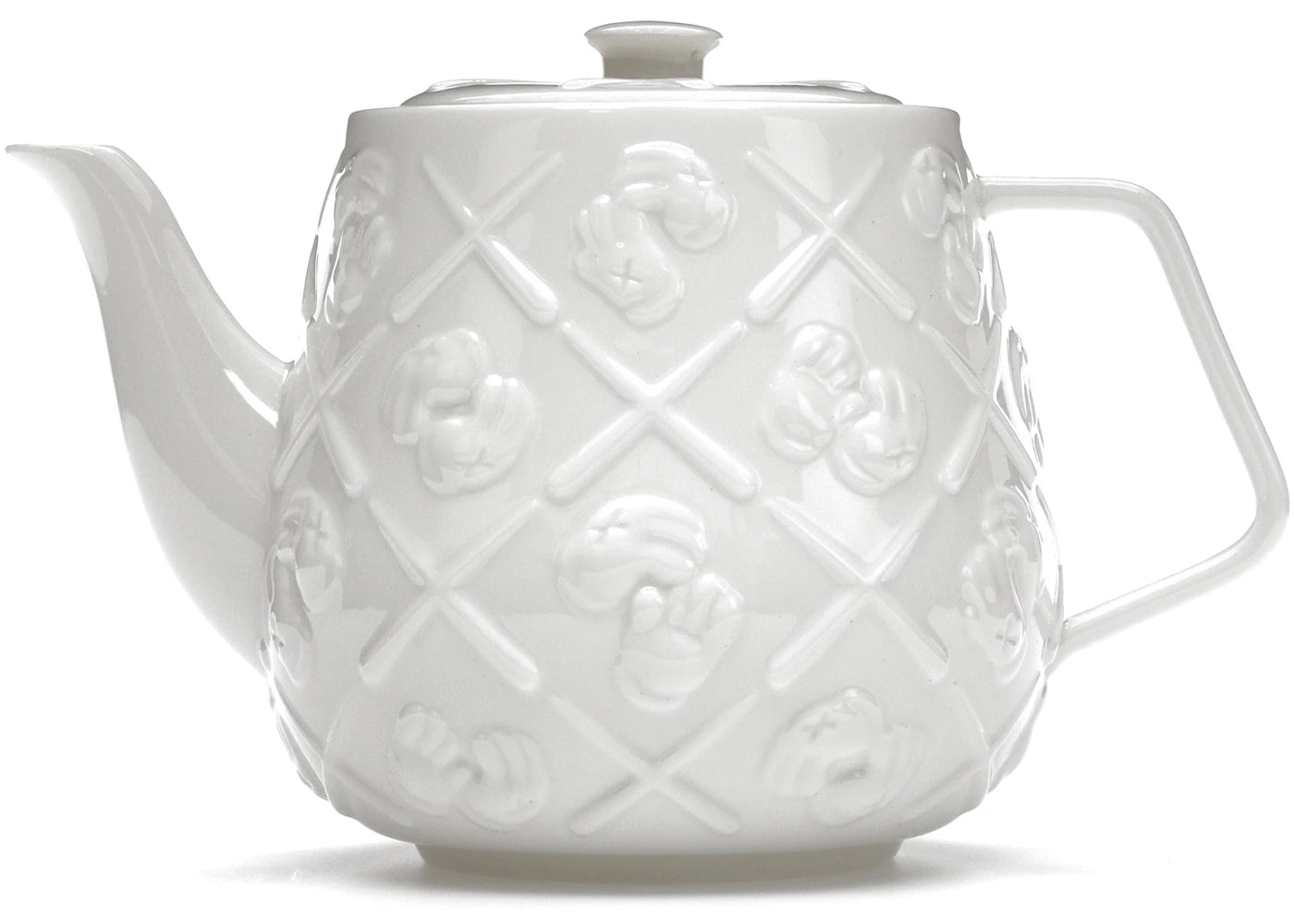 KAWS Ceramic Teapot White