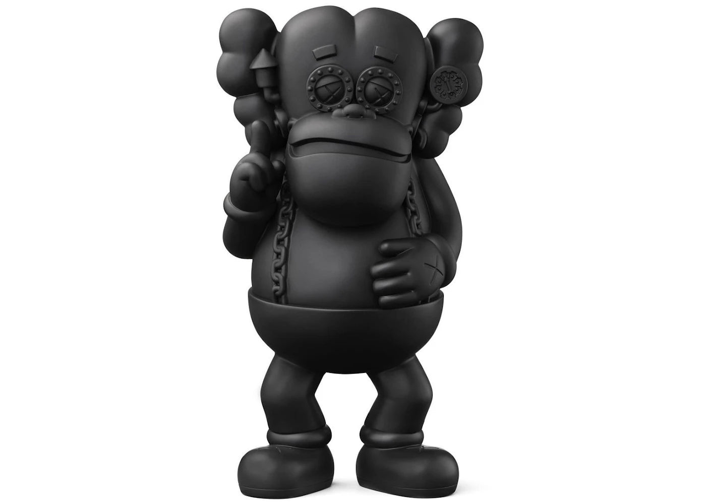 KAWS Cereal Monsters Franken Berry Figure Black