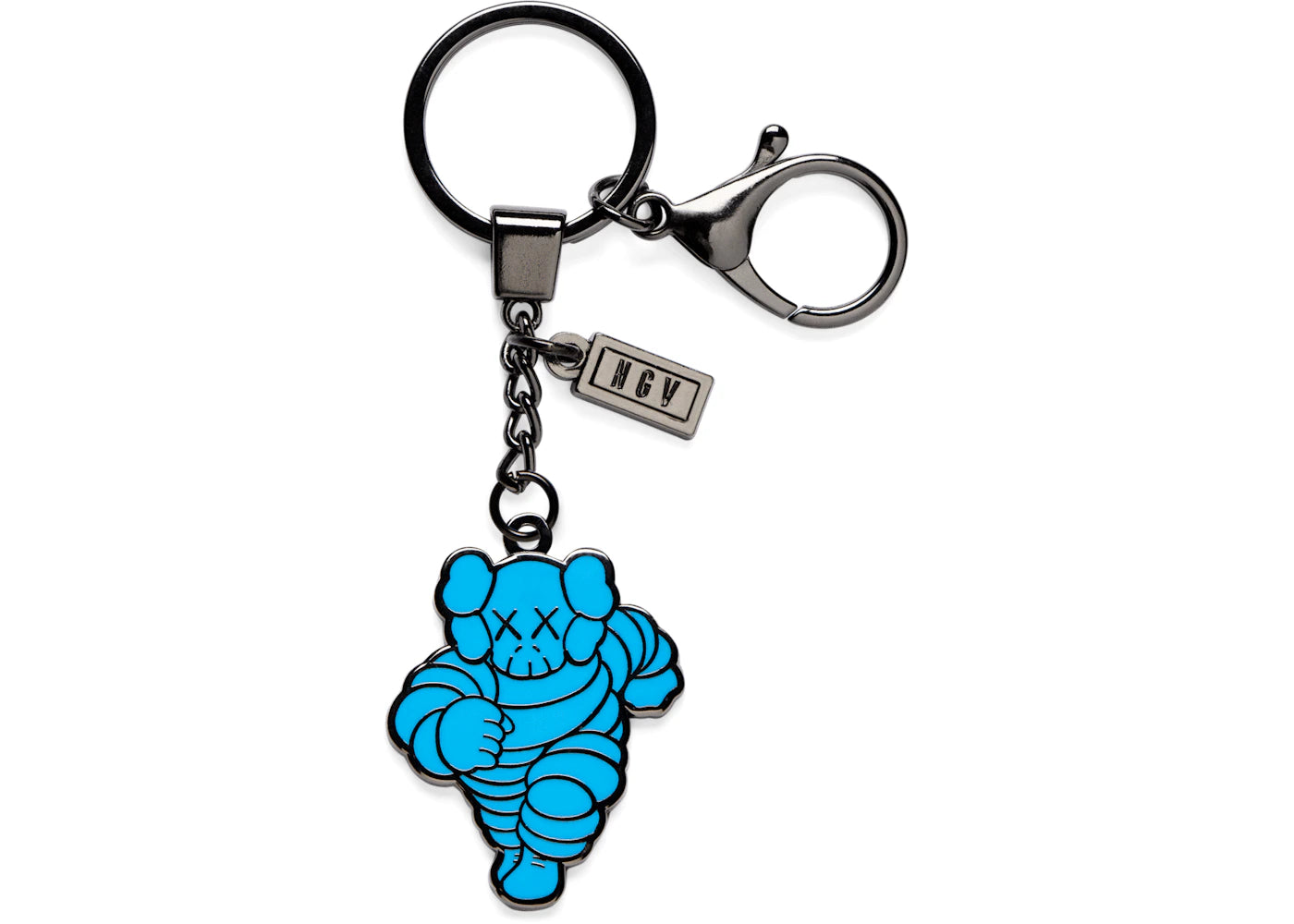 KAWS Chum Keychain Blue