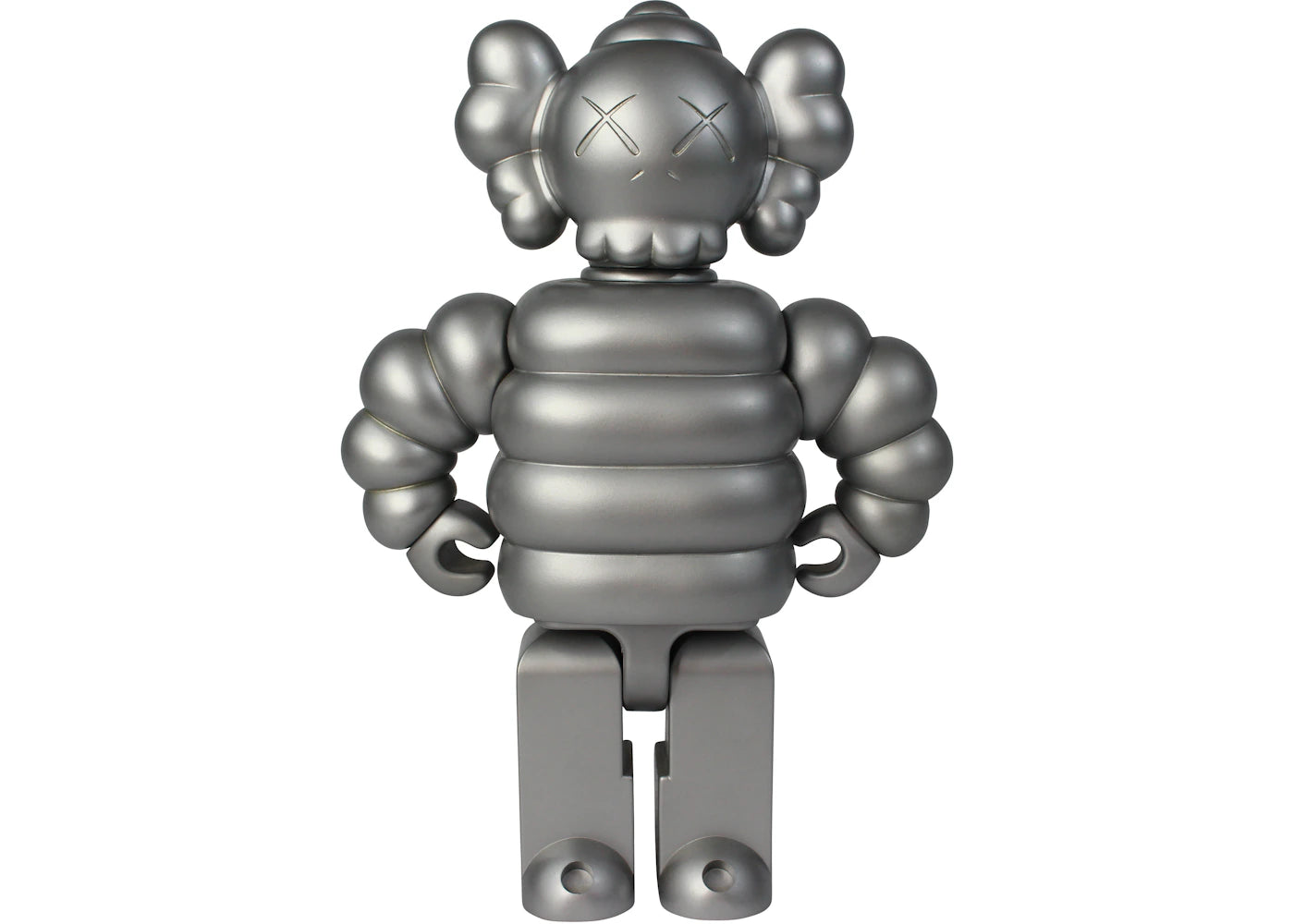 KAWS Chum Kubrick 400% Silver