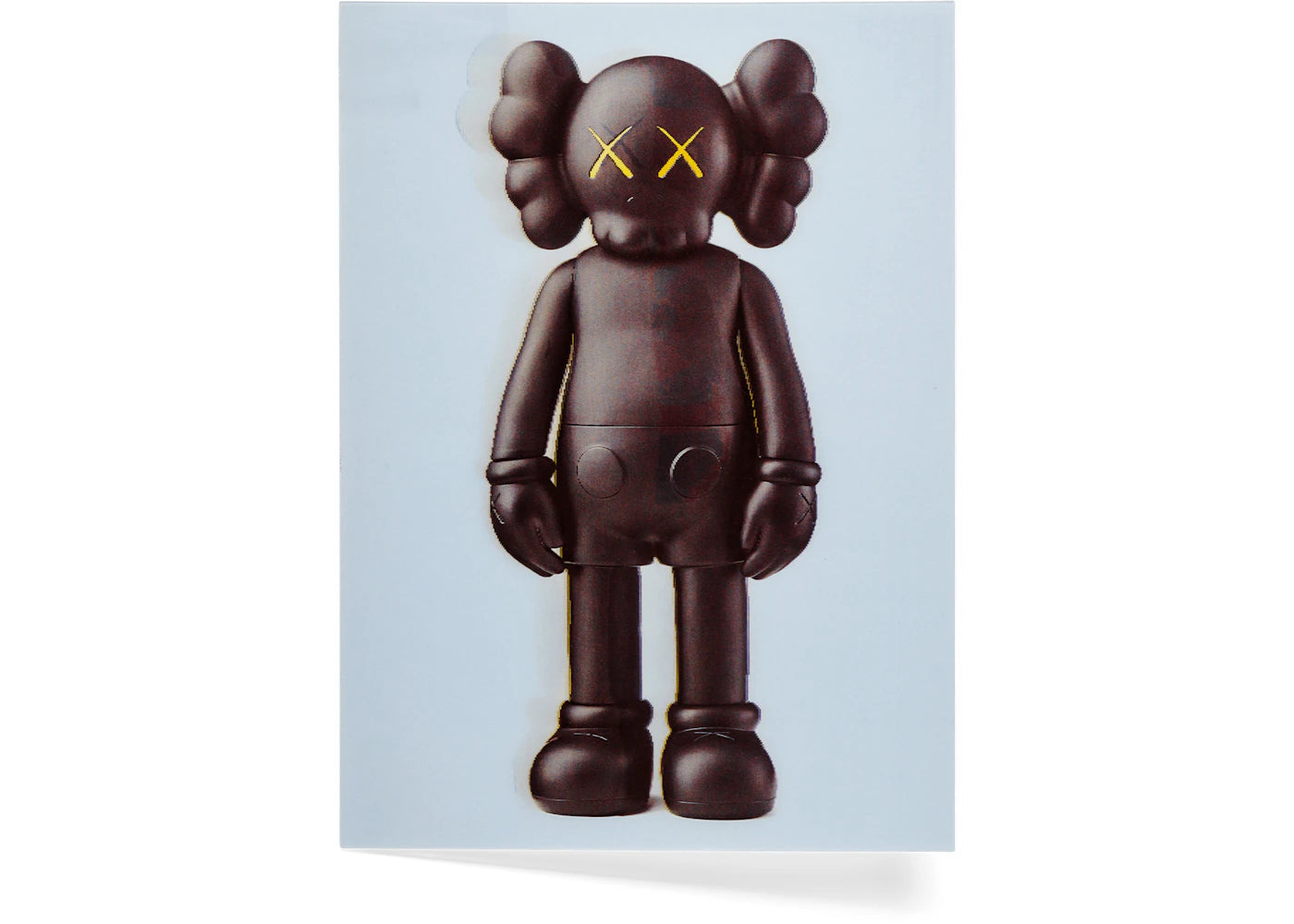 KAWS Companion Flayed Lenticular Postcard Black