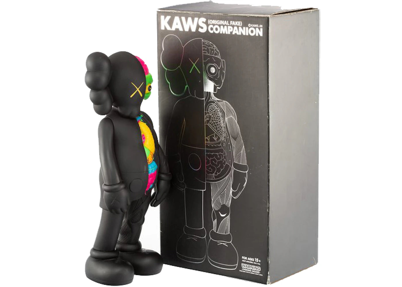 KAWS Dissected Companion (2006) Vinyl Figure Black