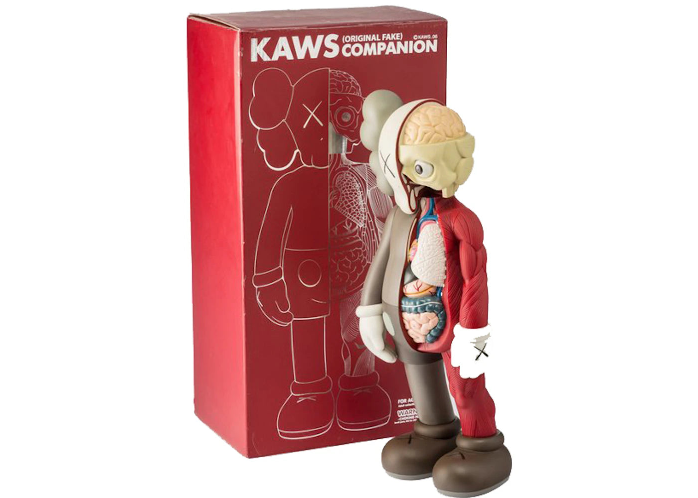 KAWS Dissected Companion (2006) Vinyl Figure Brown