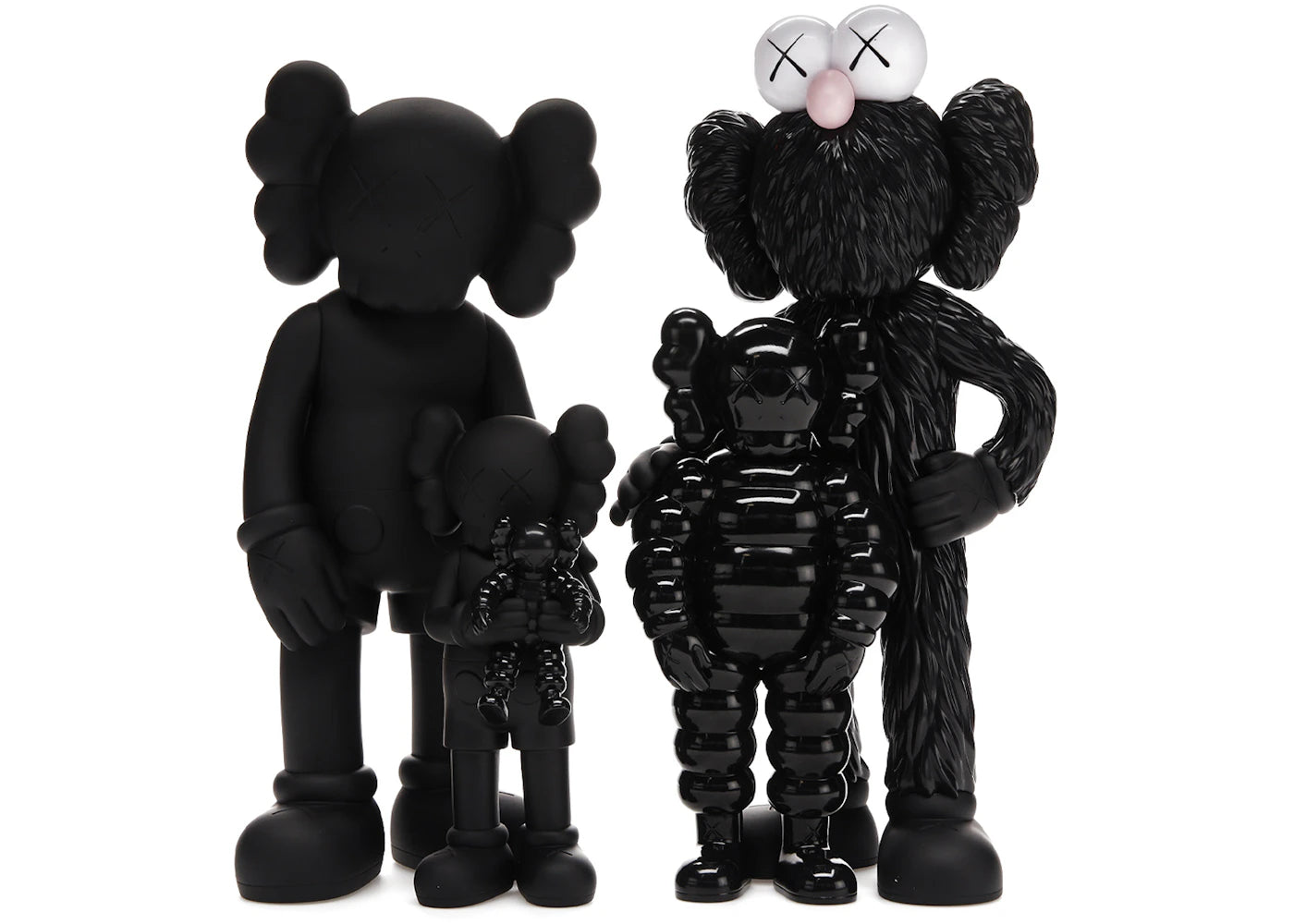 KAWS Family Vinyl Figures Black