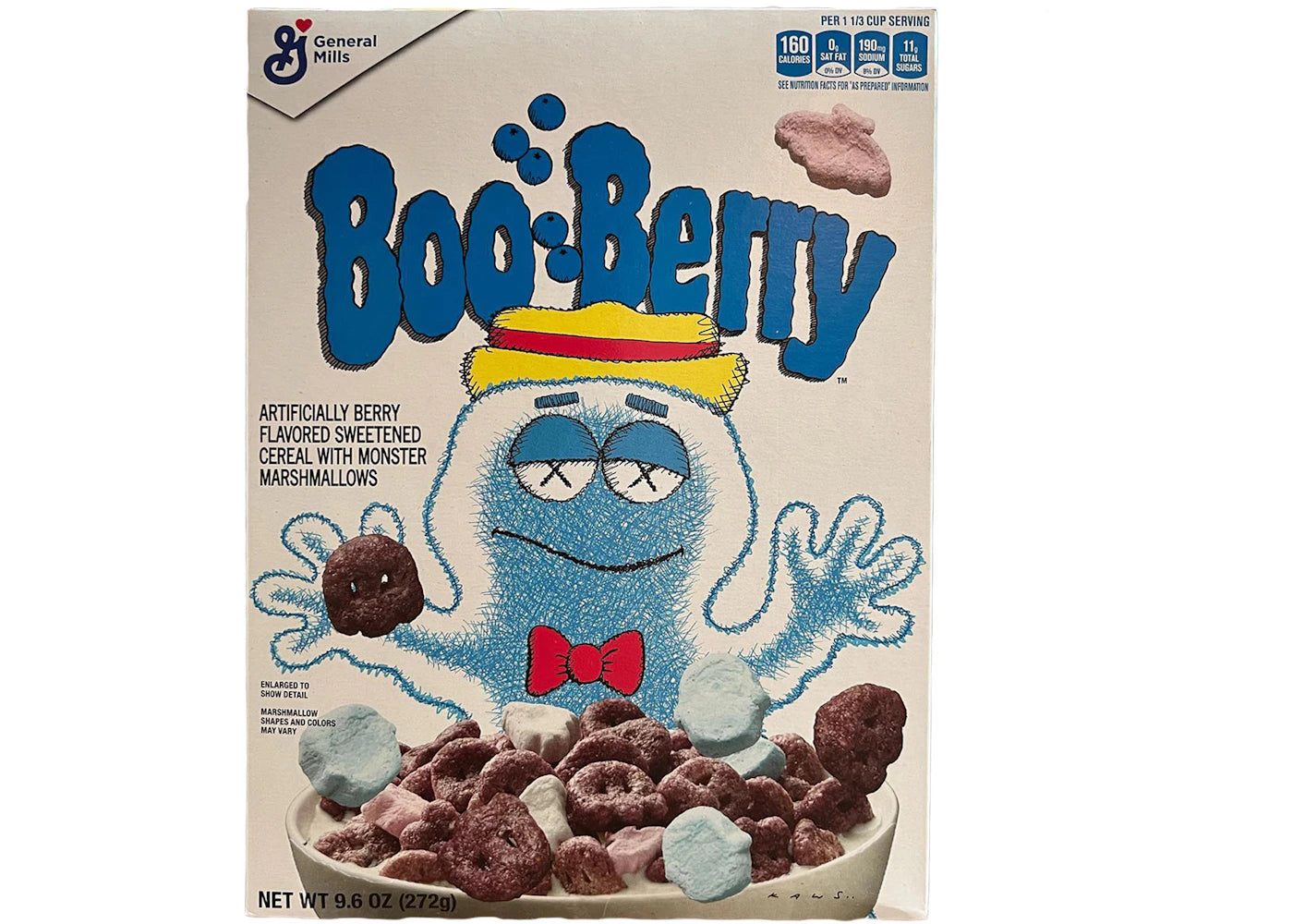 KAWS Monsters Boo Berry Cereal (Not Fit For Human Consumption)