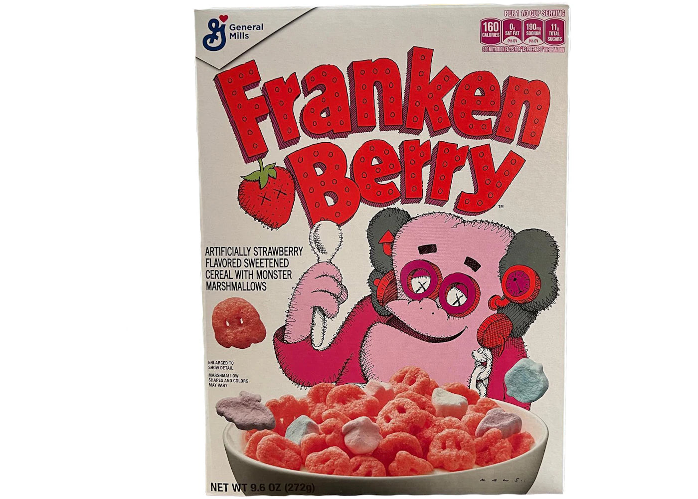 KAWS Monsters Franken Berry Cereal (Not Fit For Human Consumption)