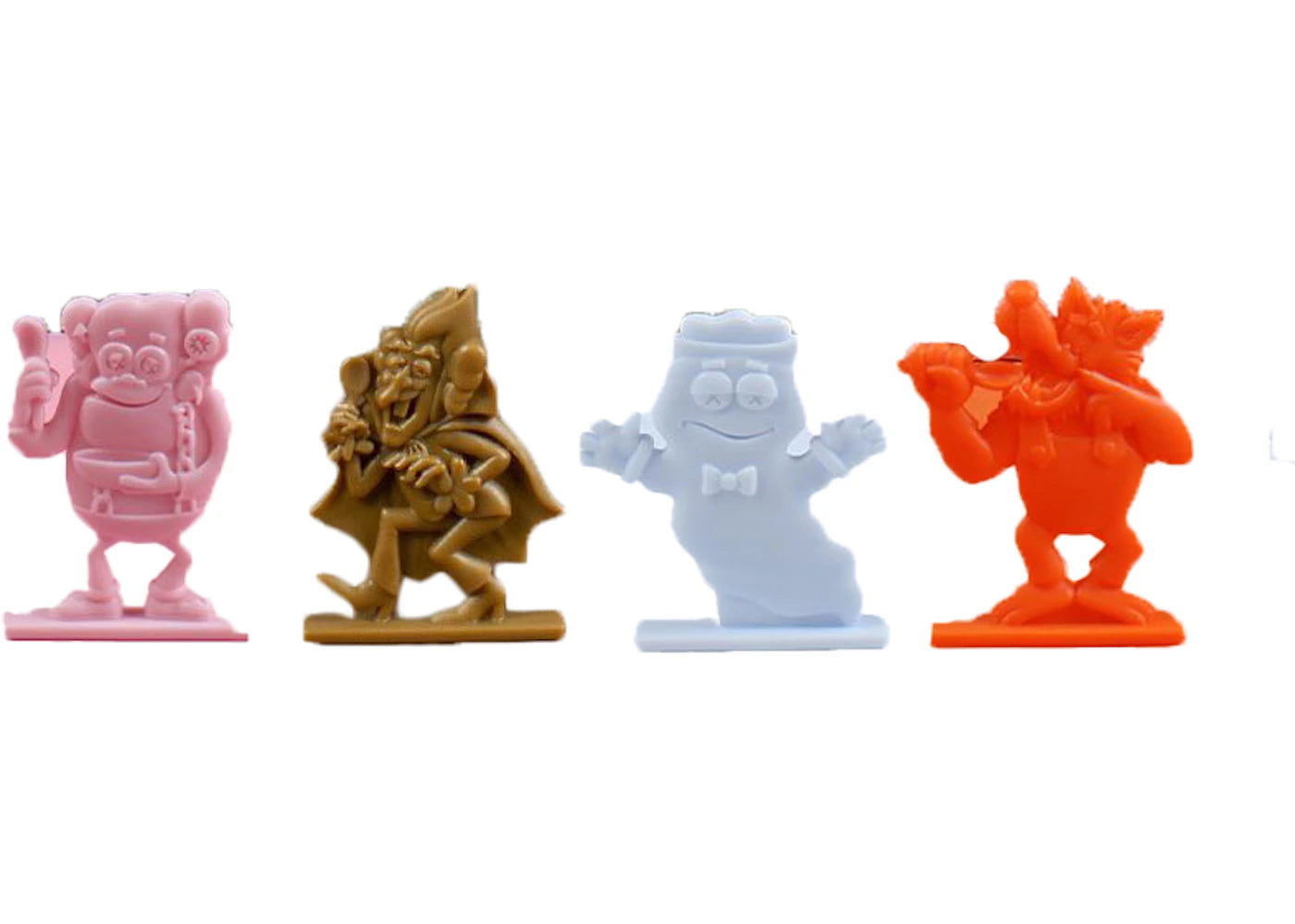 KAWS Monsters Franken Berry Count Chocula Boo Berry Frute Brute Vinyl Figure Toys (Set of 4)