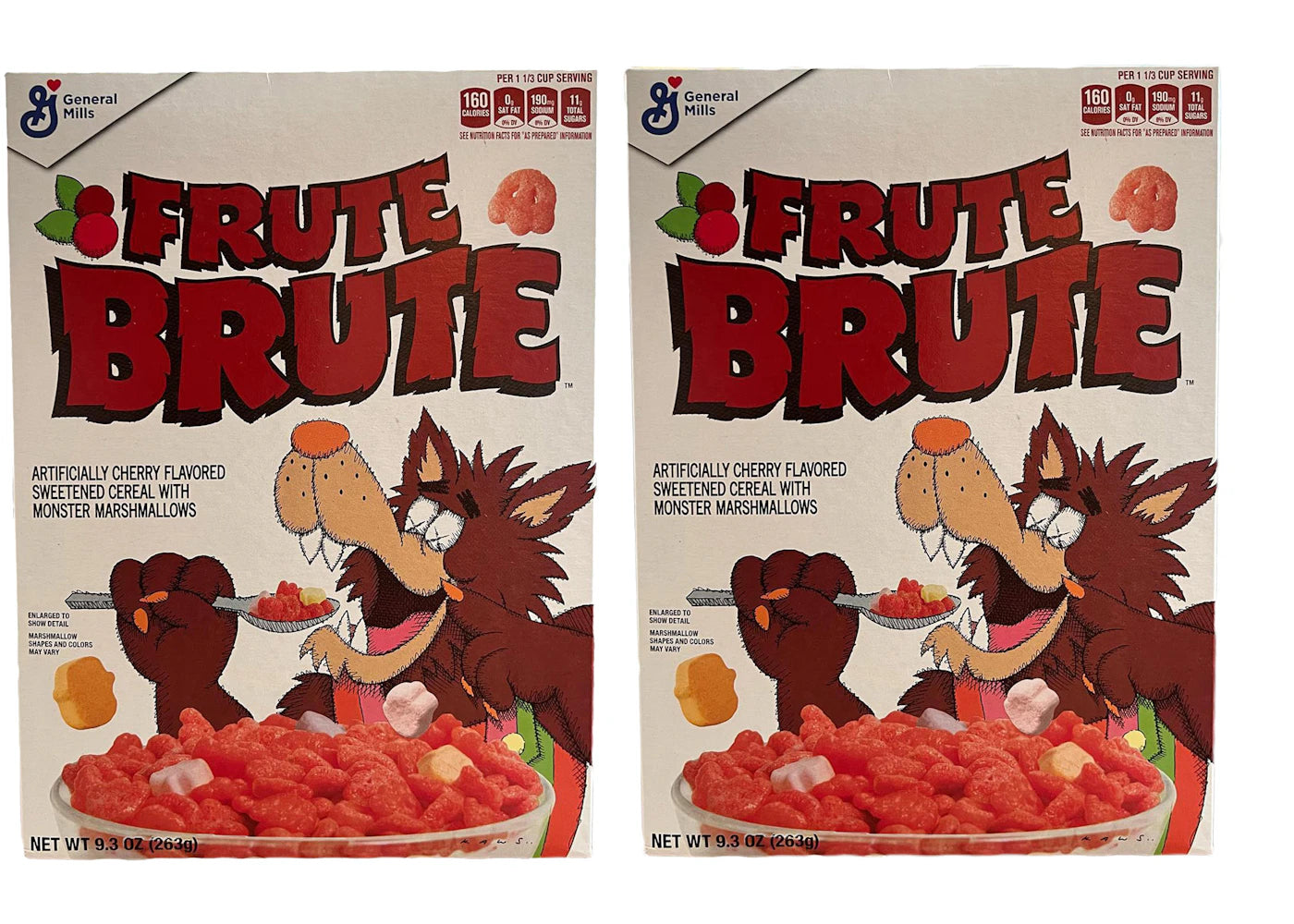 KAWS Monsters Frute Brute Cereal 2x Lot (Not Fit For Human Consumption)