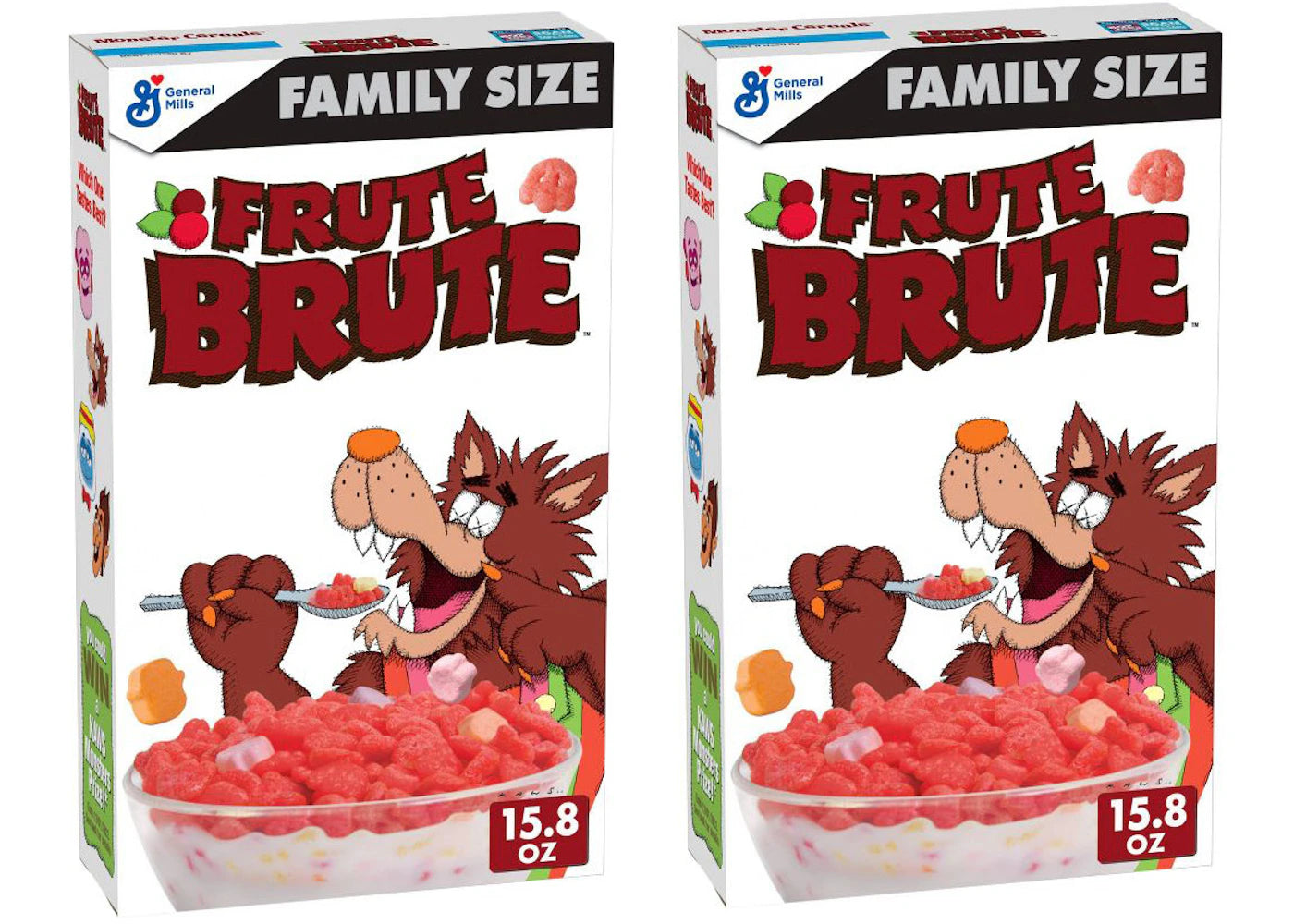 KAWS Monsters Frute Brute Cereal Family Size 2x Lot (Not Fit For Human Consumption)