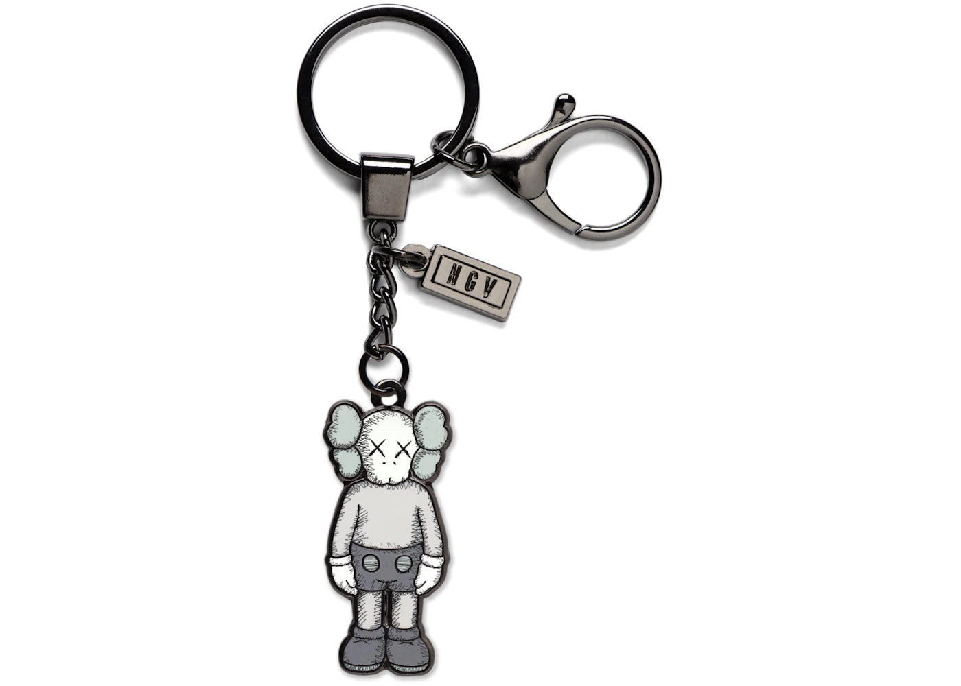 KAWS NGV Keychain Gray