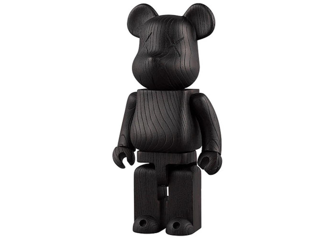 KAWS NexusVII Wooden Bearbrick 400% Black