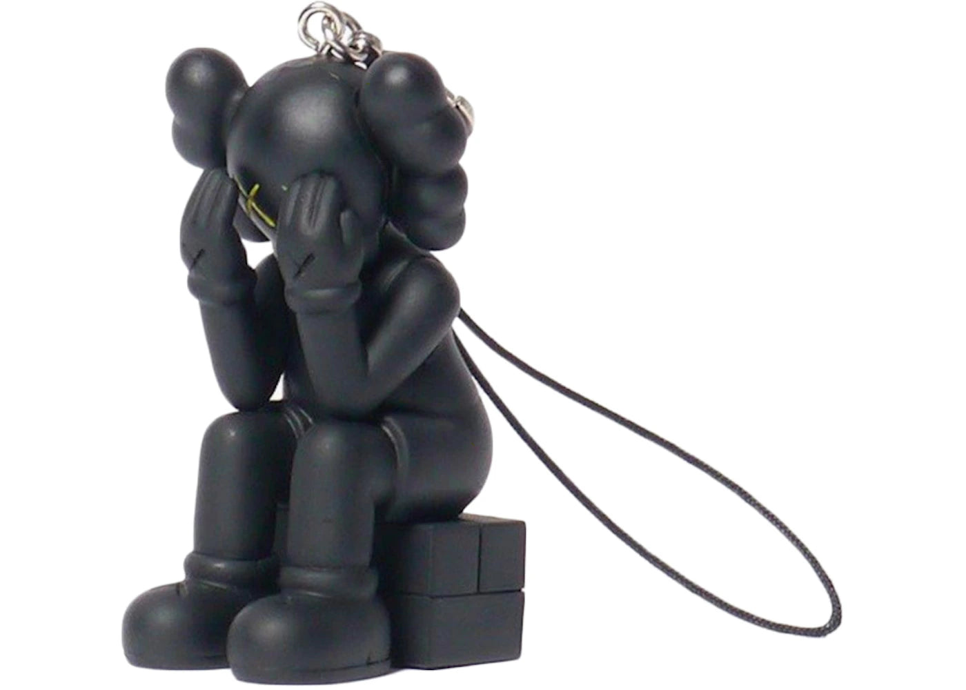 KAWS Passing Through Keychain Black