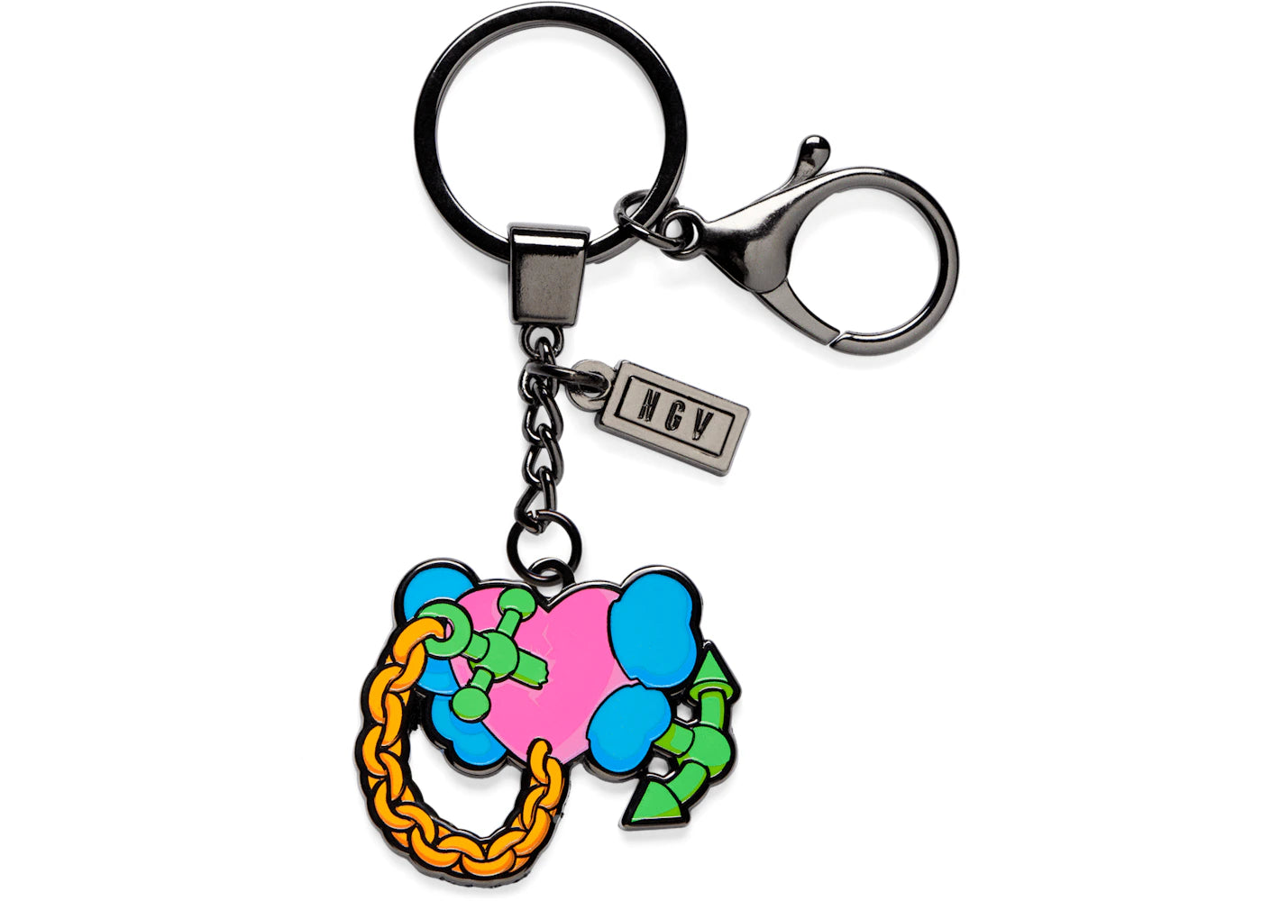 KAWS Permanent Love Keychain Multicolor