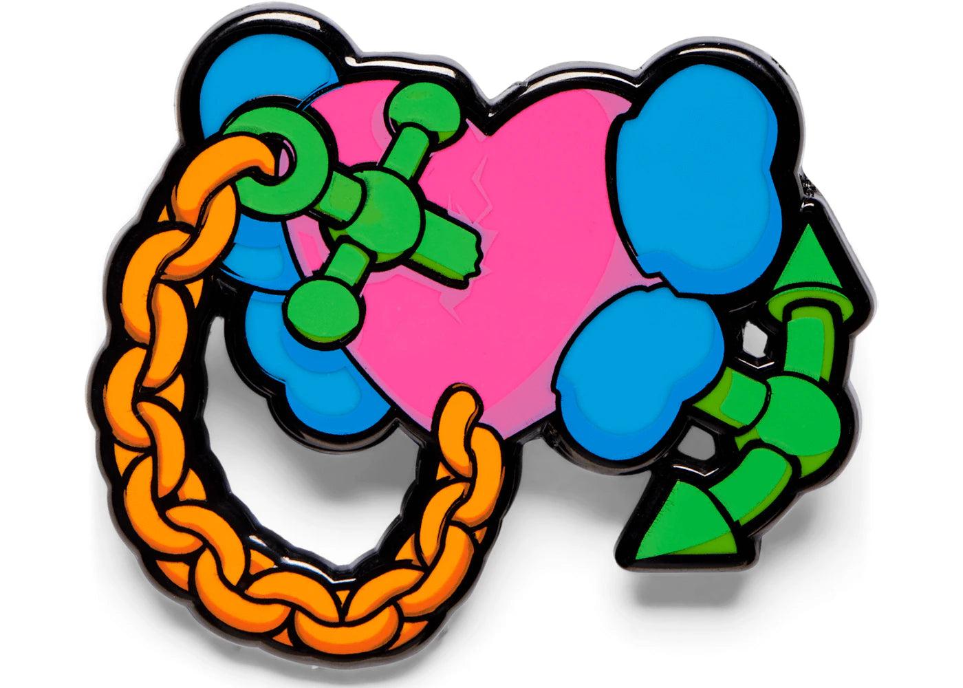 KAWS Permanent Love Pin Multicolor