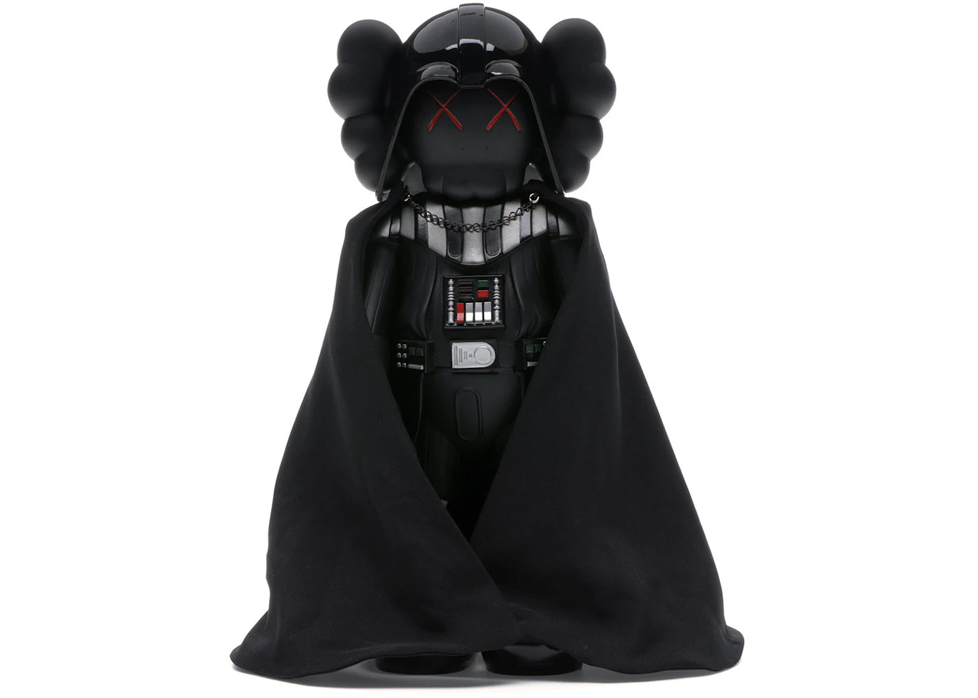 KAWS Star Wars Darth Vader Companion with Cape Vinyl Figure Black