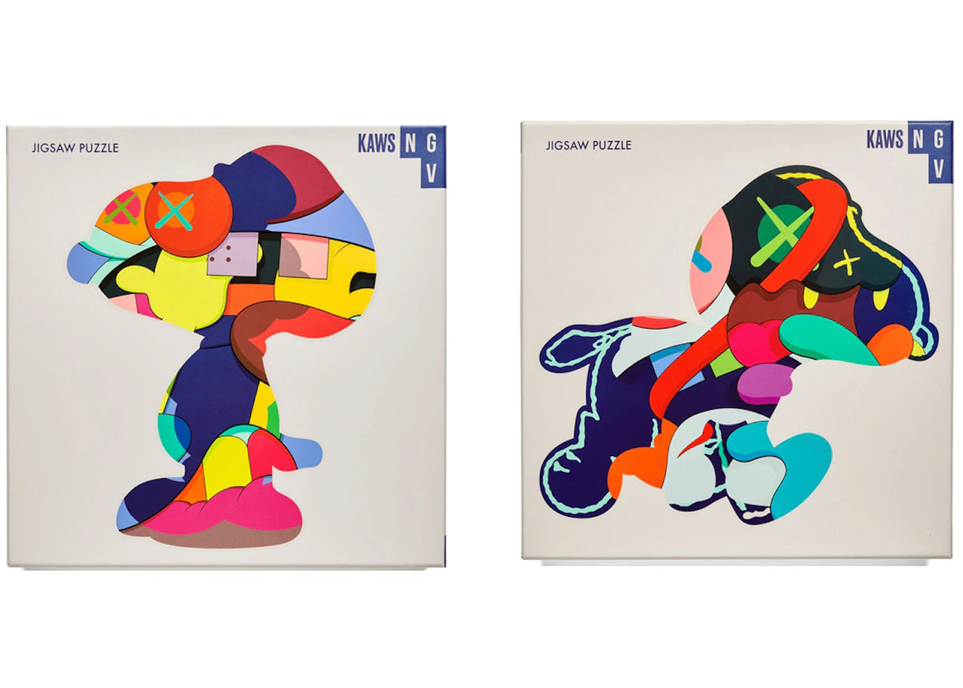 KAWS Stay Steady & No Ones Home Jigsaw Puzzle (1,000 Pieces Each) Multi Set