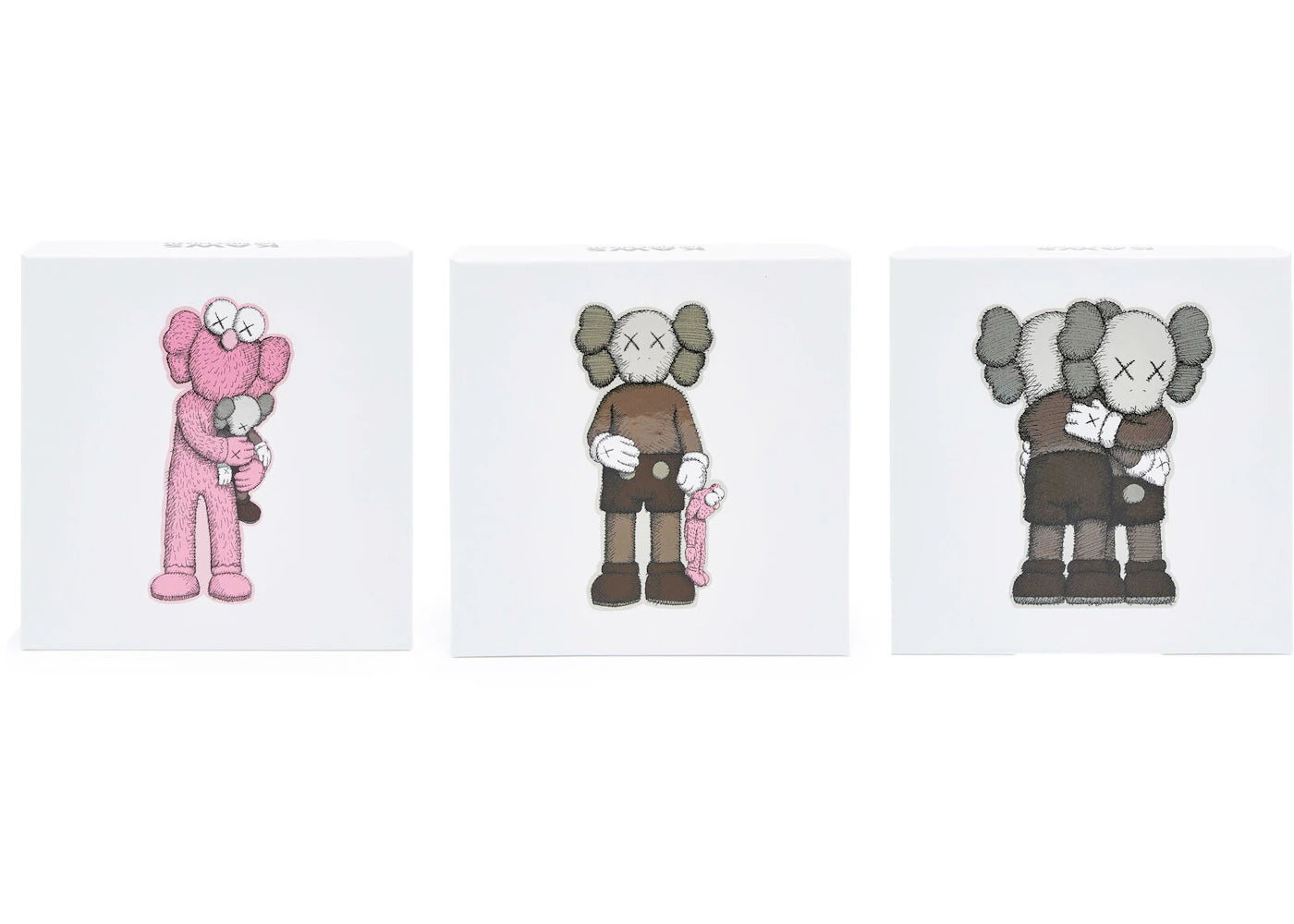 KAWS Take, Share, Together Small Jigsaw Puzzle Set (100 Pieces Each)