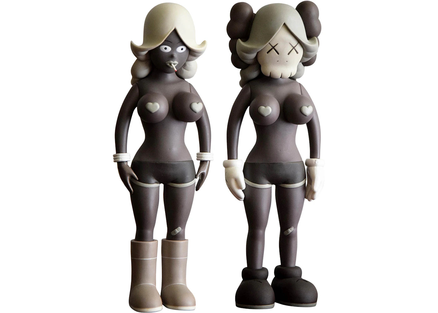 KAWS The Twins Vinyl Figure Grey