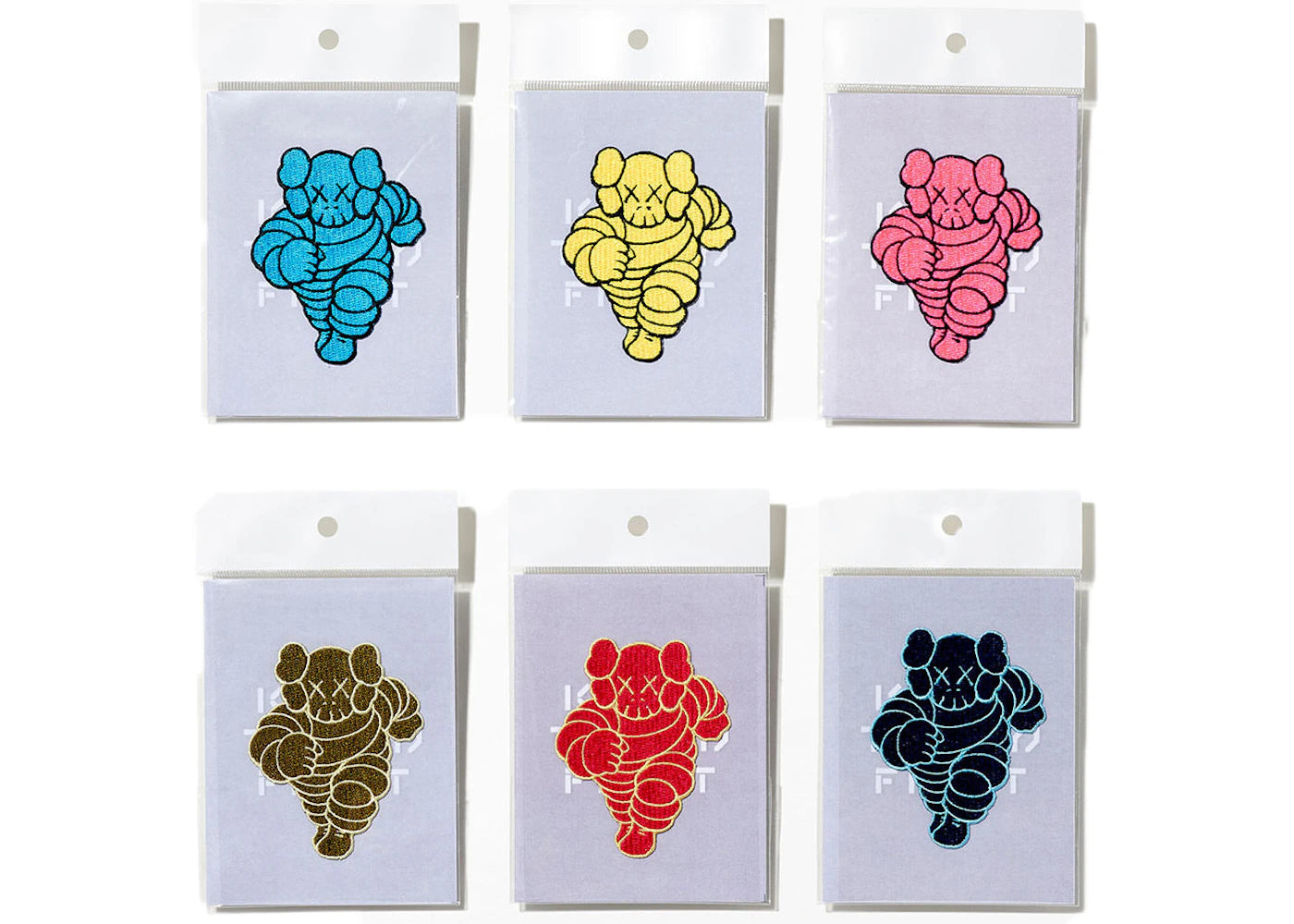 KAWS Tokyo First Chum Patch Set of 6