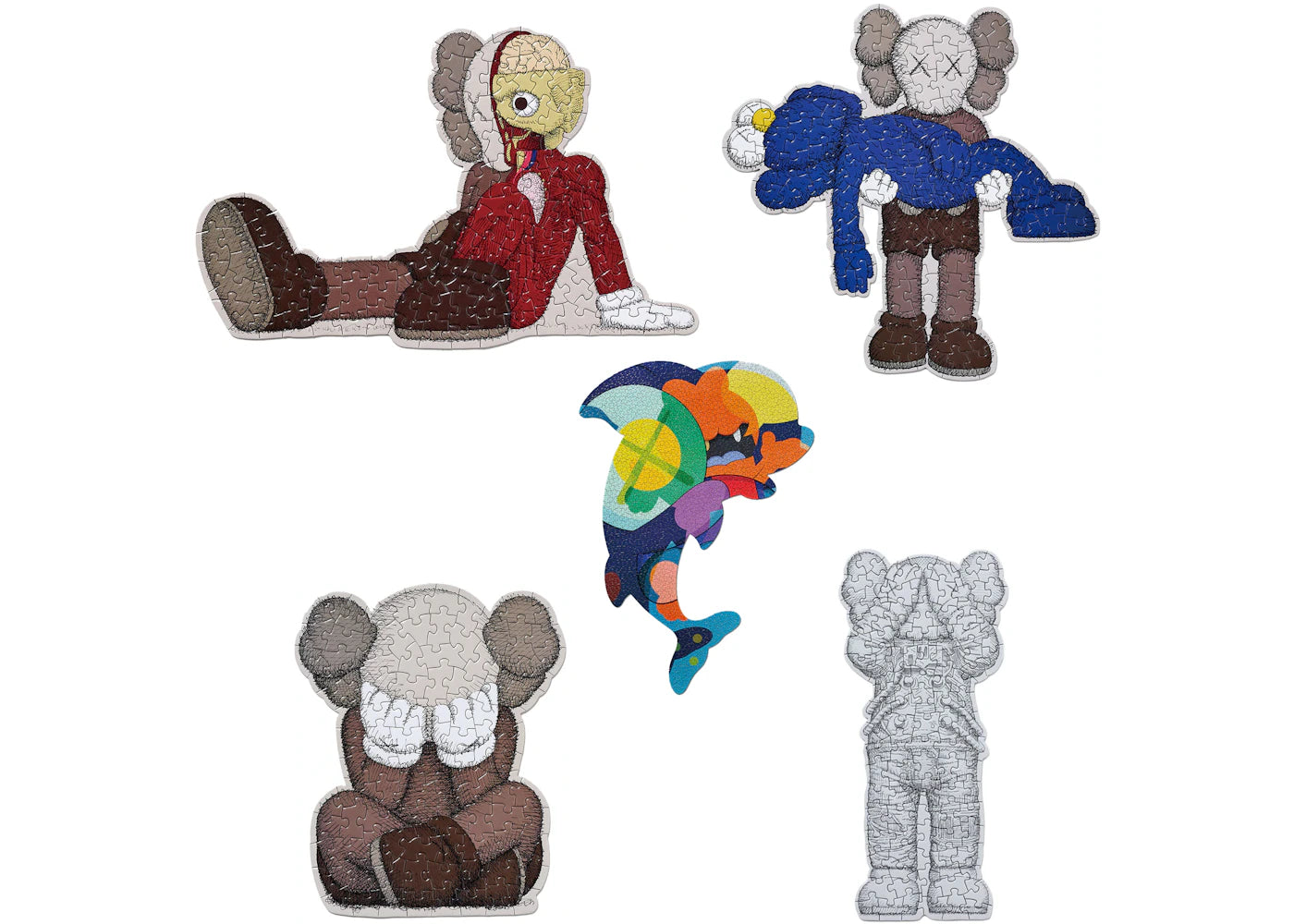 KAWS Tokyo First Jigsaw Puzzle Set (100 - 1,000 Pieces Each)