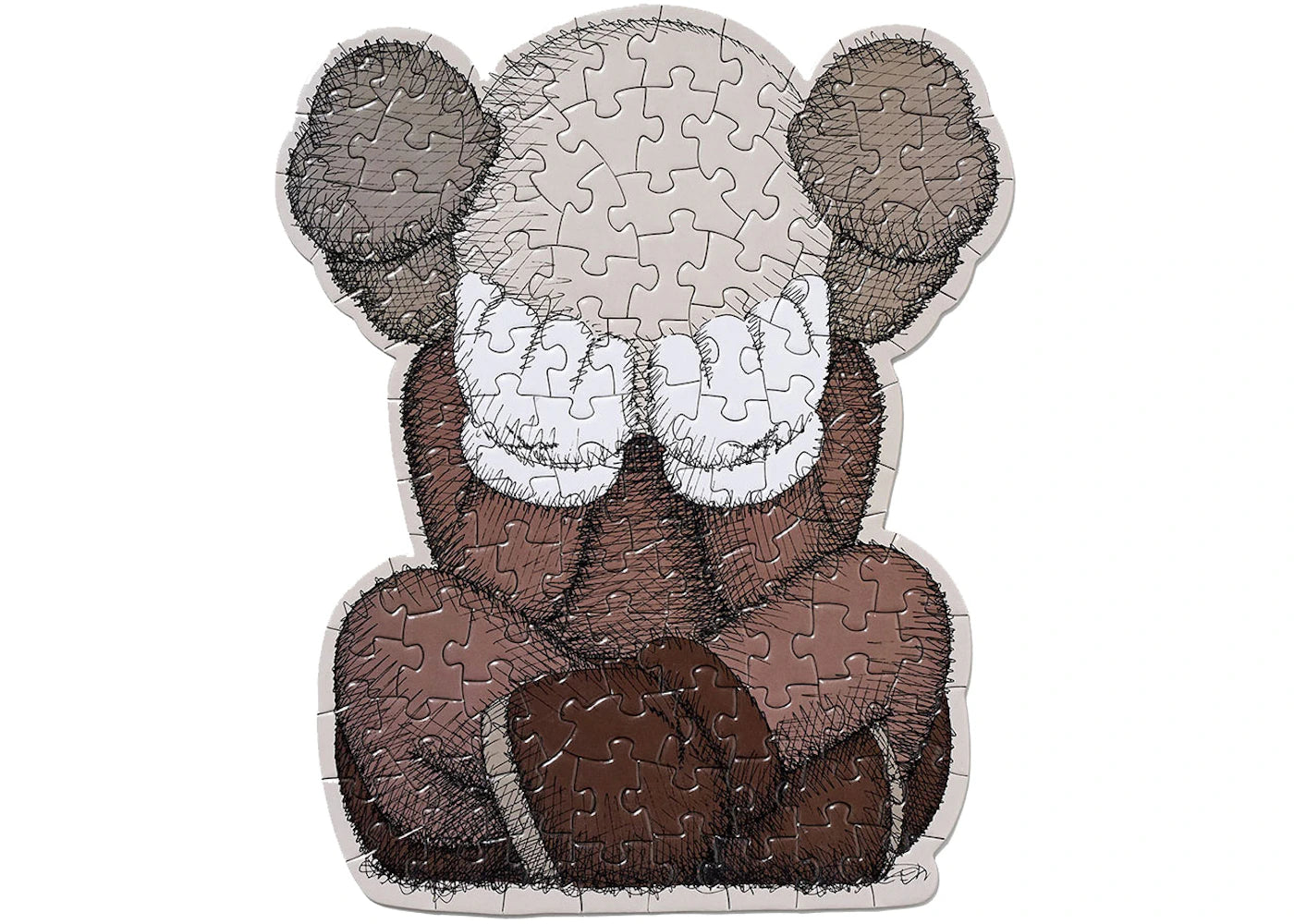 KAWS Tokyo First Separated Jigsaw Puzzle (100 Pieces)