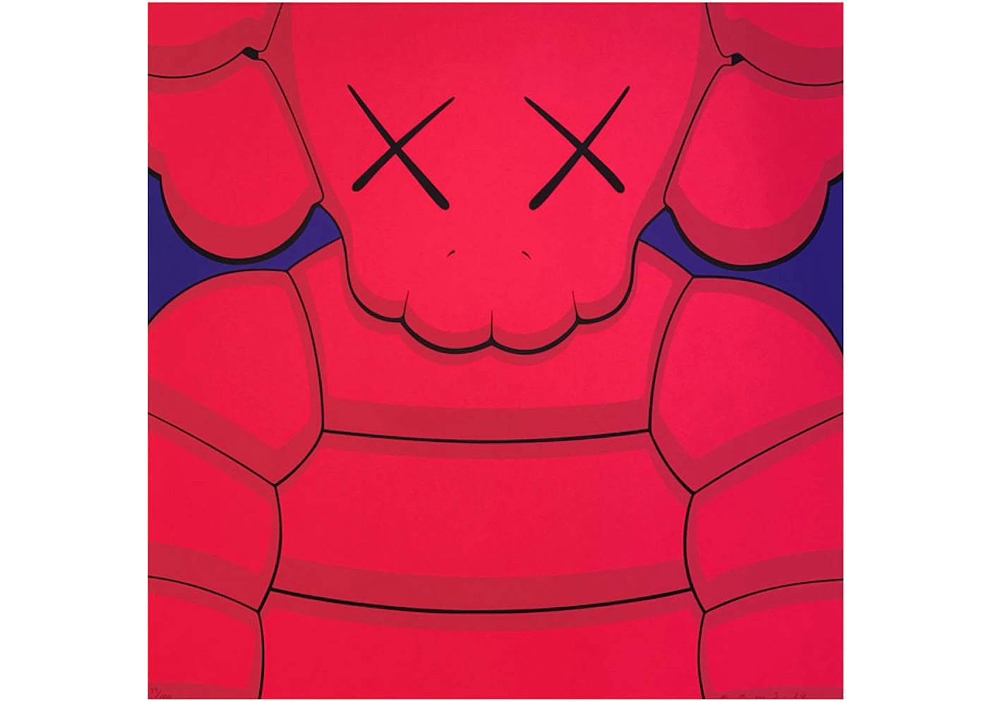 KAWS What Party Print #3 Pink (Signed, Edition of 100)