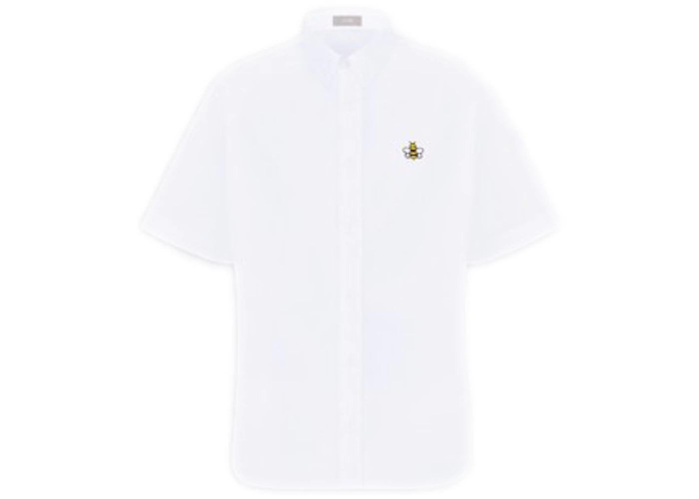 KAWS x Dior Bee Short Sleeve Shirt White