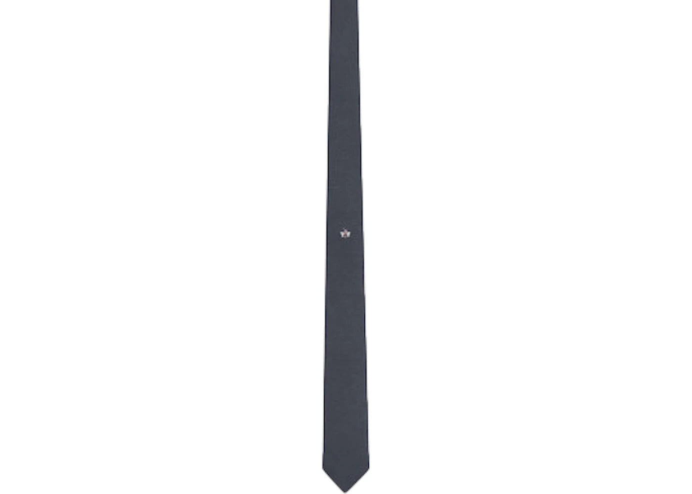 KAWS x Dior Bee Silk Tie Grey