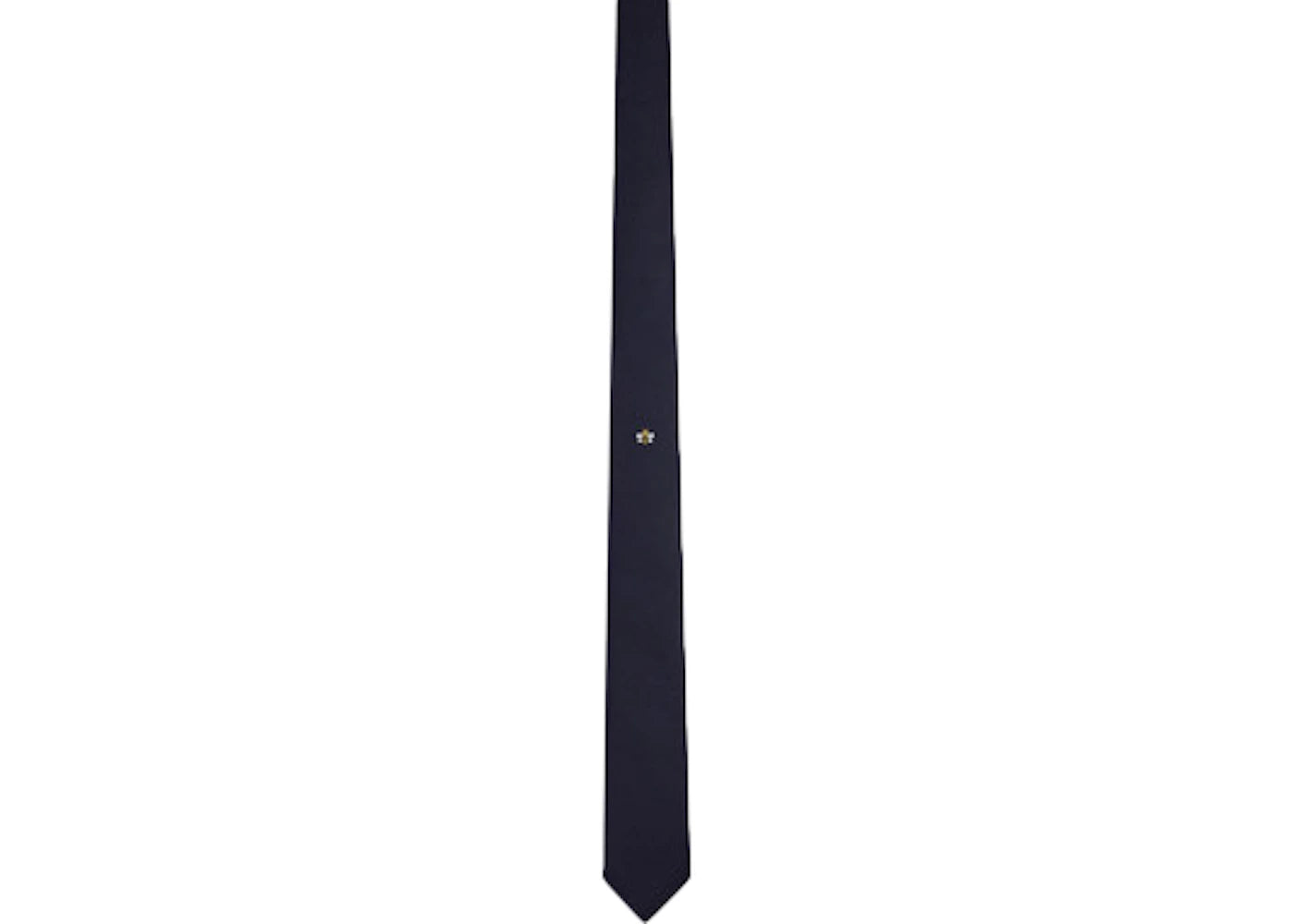 KAWS x Dior Bee Silk Tie Navy