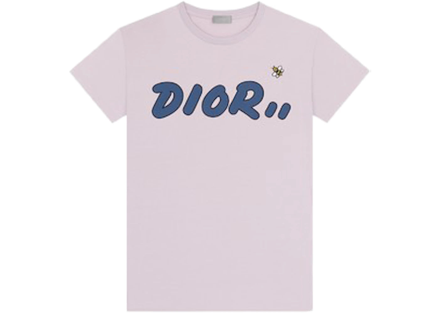 KAWS x Dior Logo T-shirt Pink
