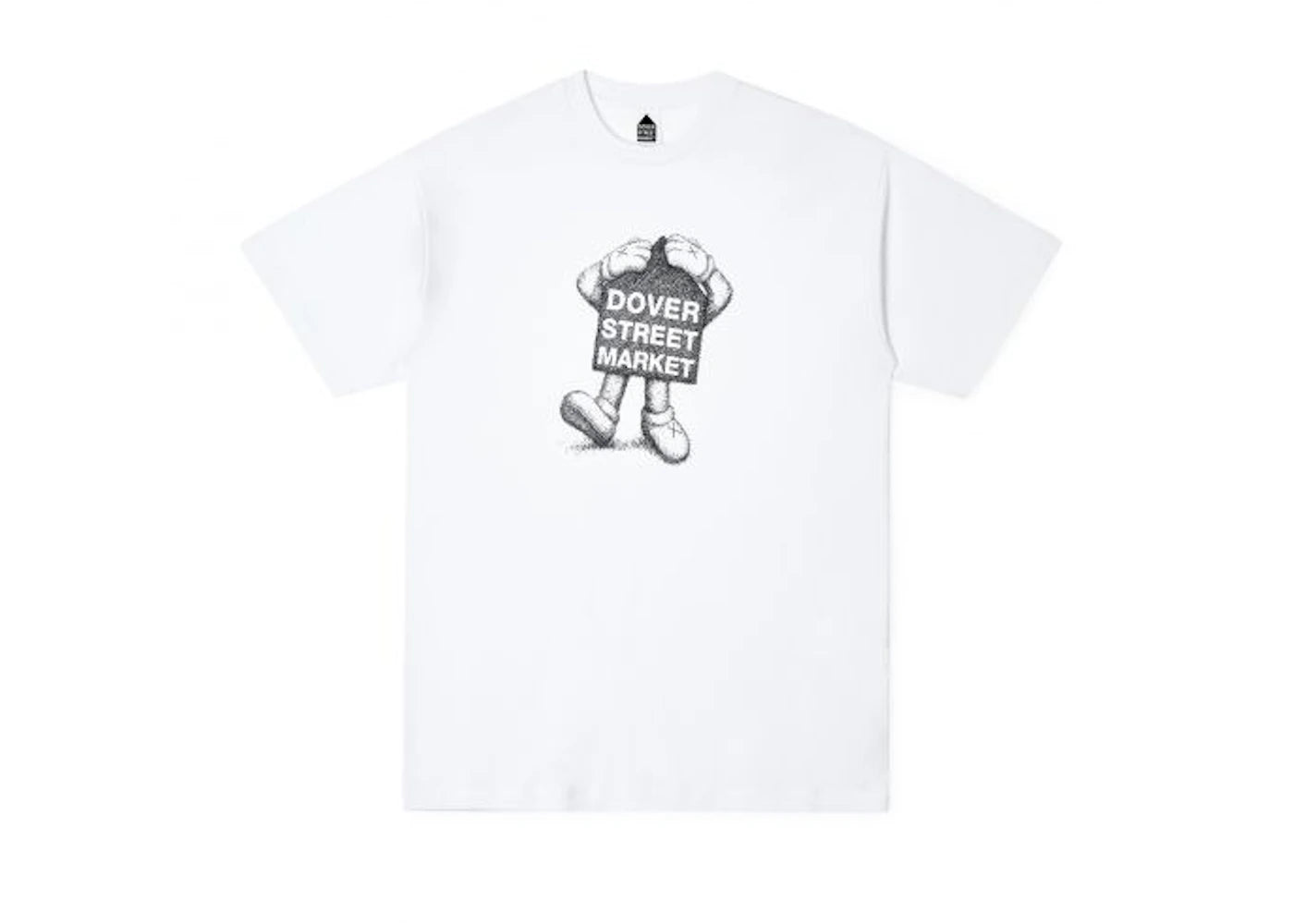 KAWS x Dover Street Market Special Mascot T-shirt White