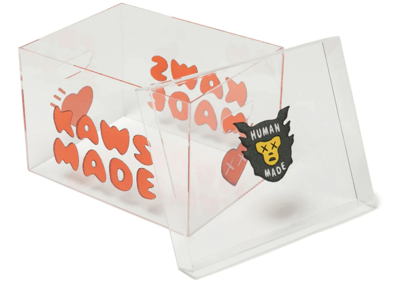 KAWS x Human Made STORM COWBOY Clear Acrylic Storage Box