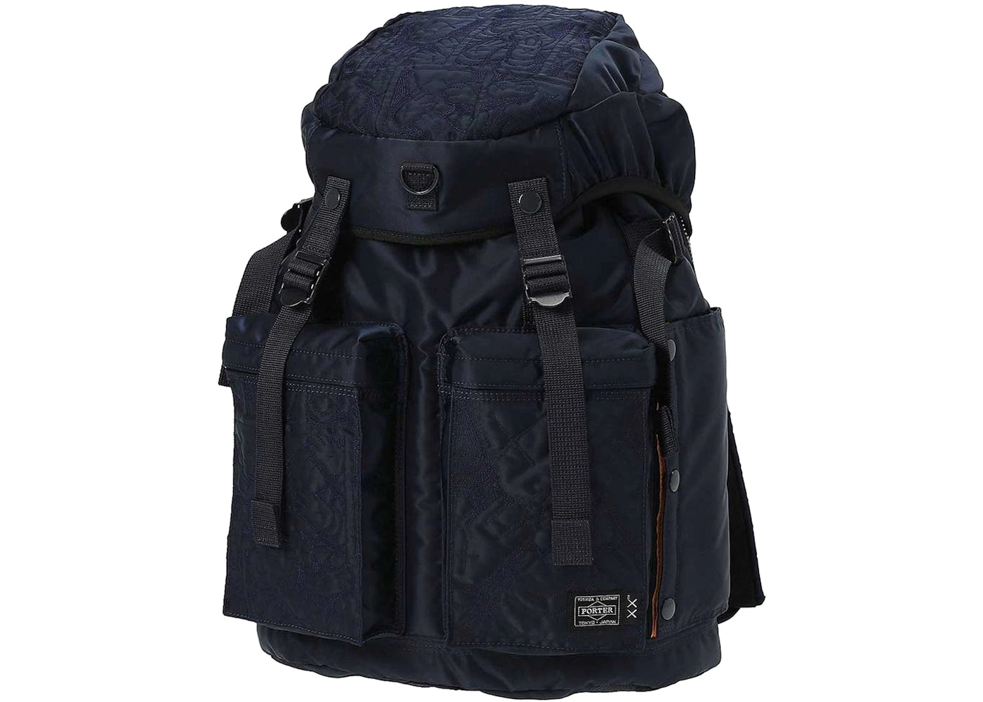 KAWS x Porter Backpack Iron Blue