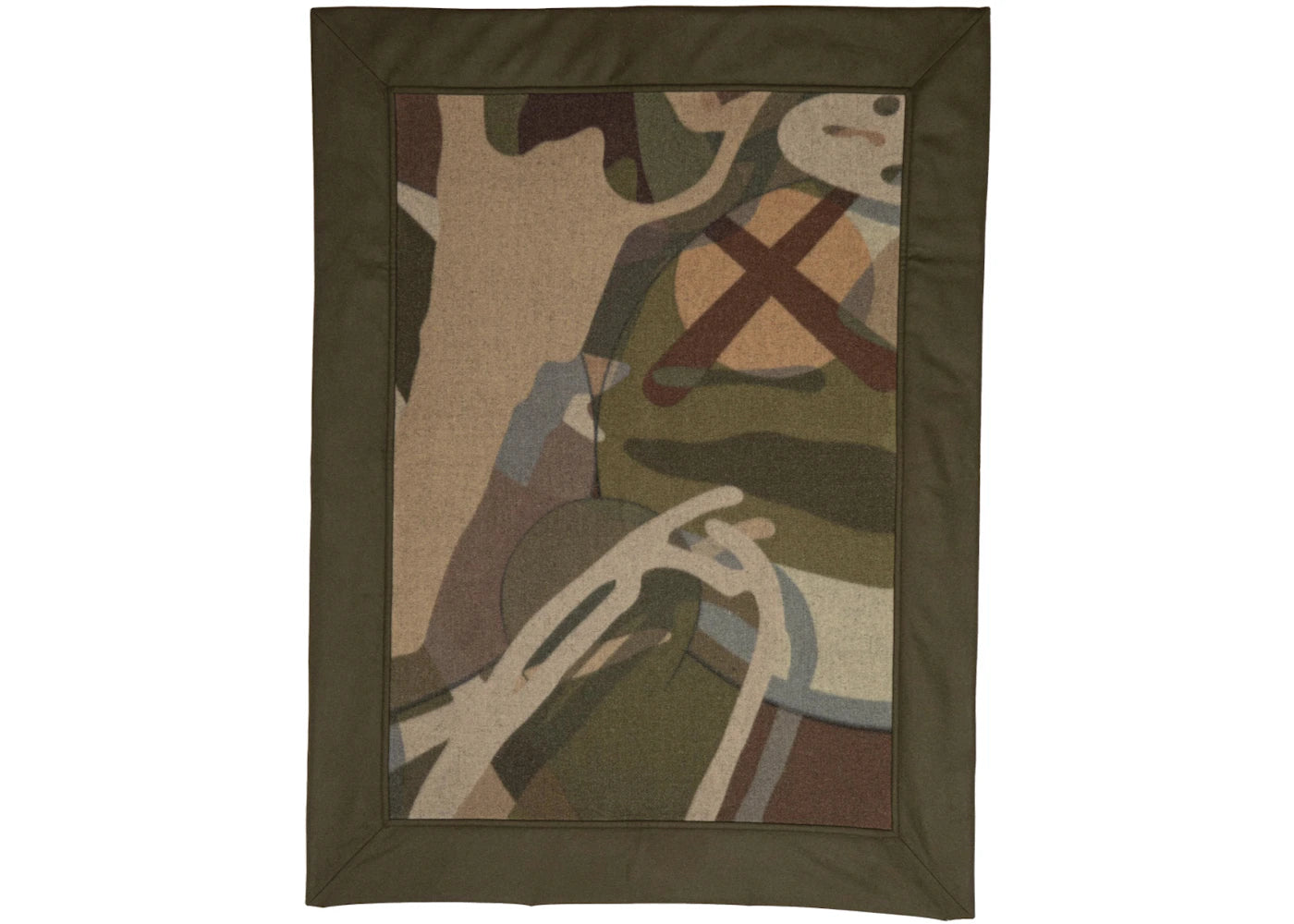 KAWS x Sacai Blanket Green