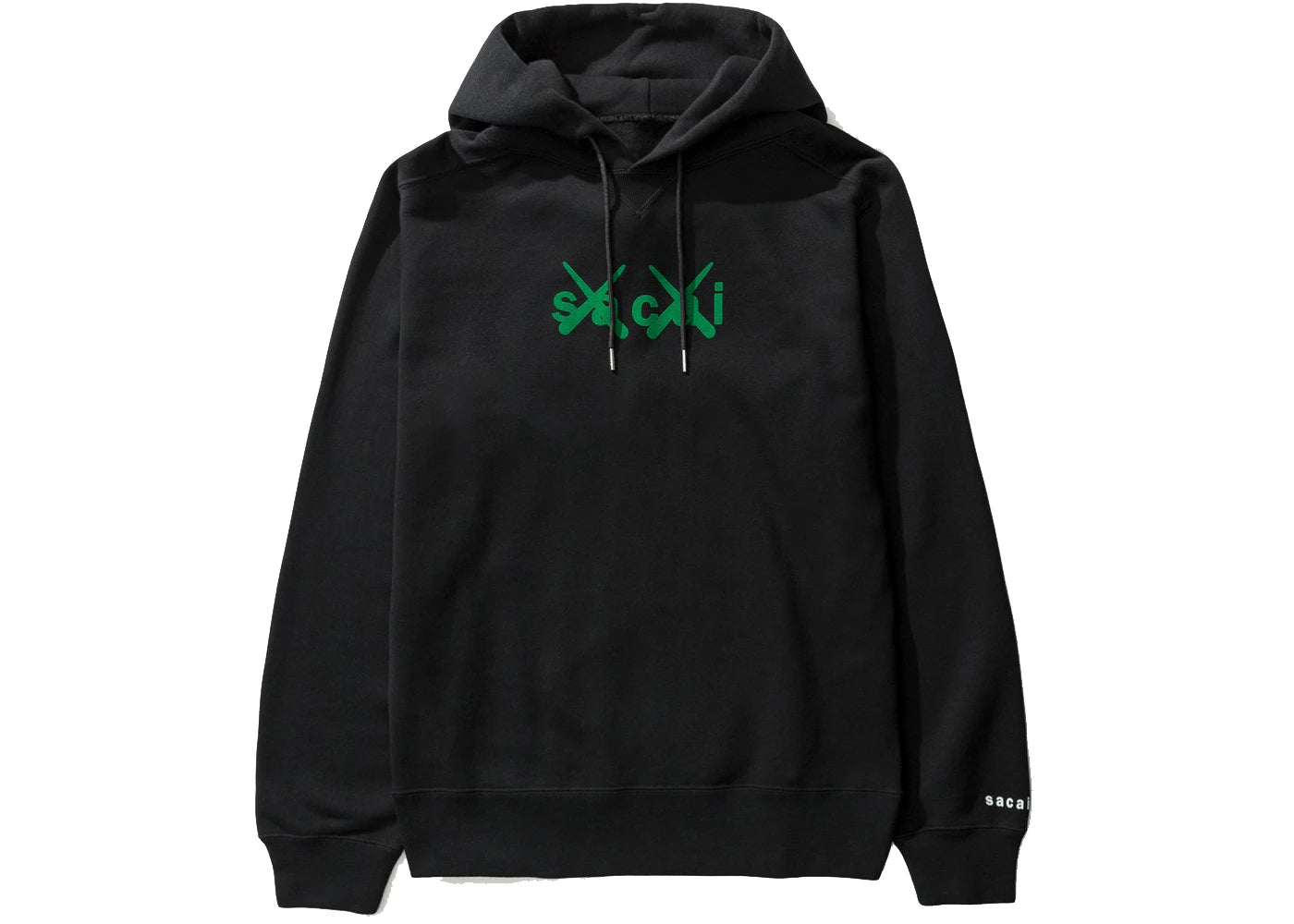 KAWS x Sacai Flock Print Sweatshirt Black