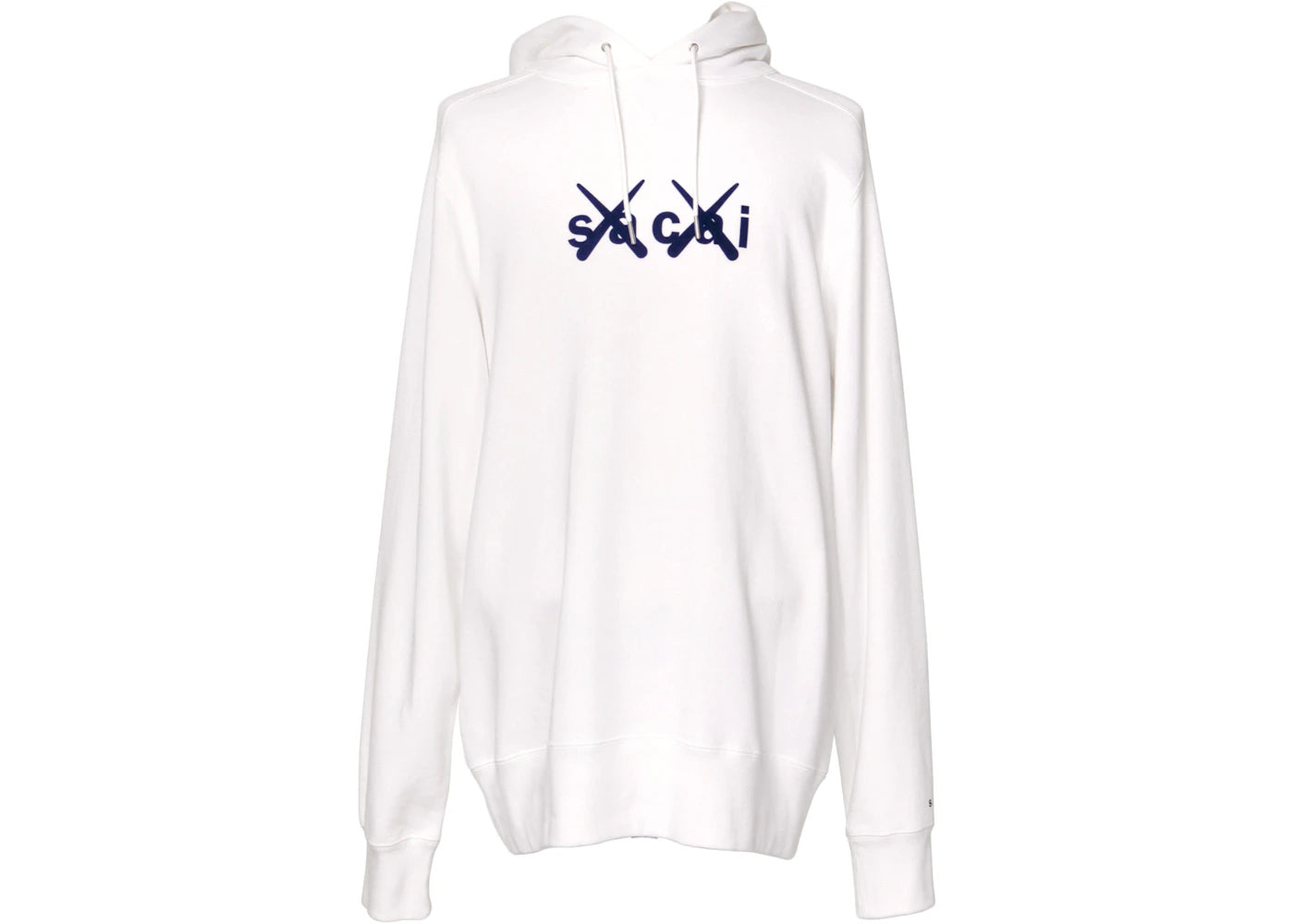 KAWS x Sacai Flock Print Sweatshirt White